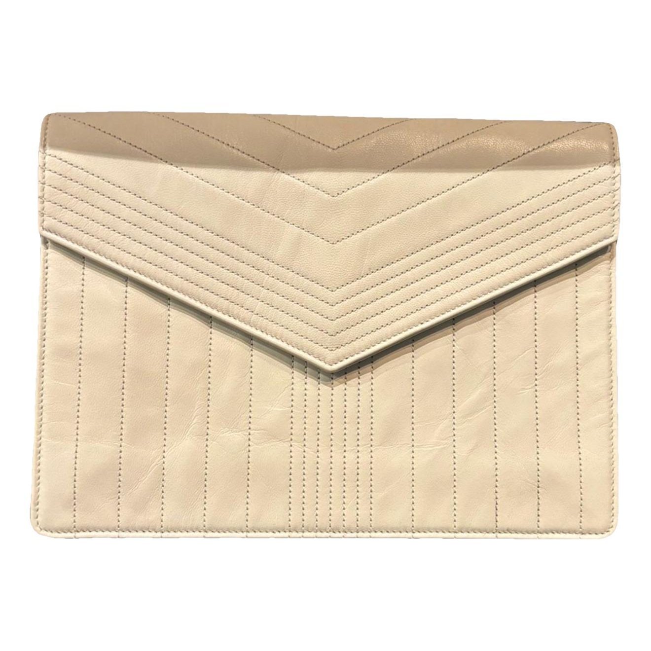 Cassandre leather clutch bag