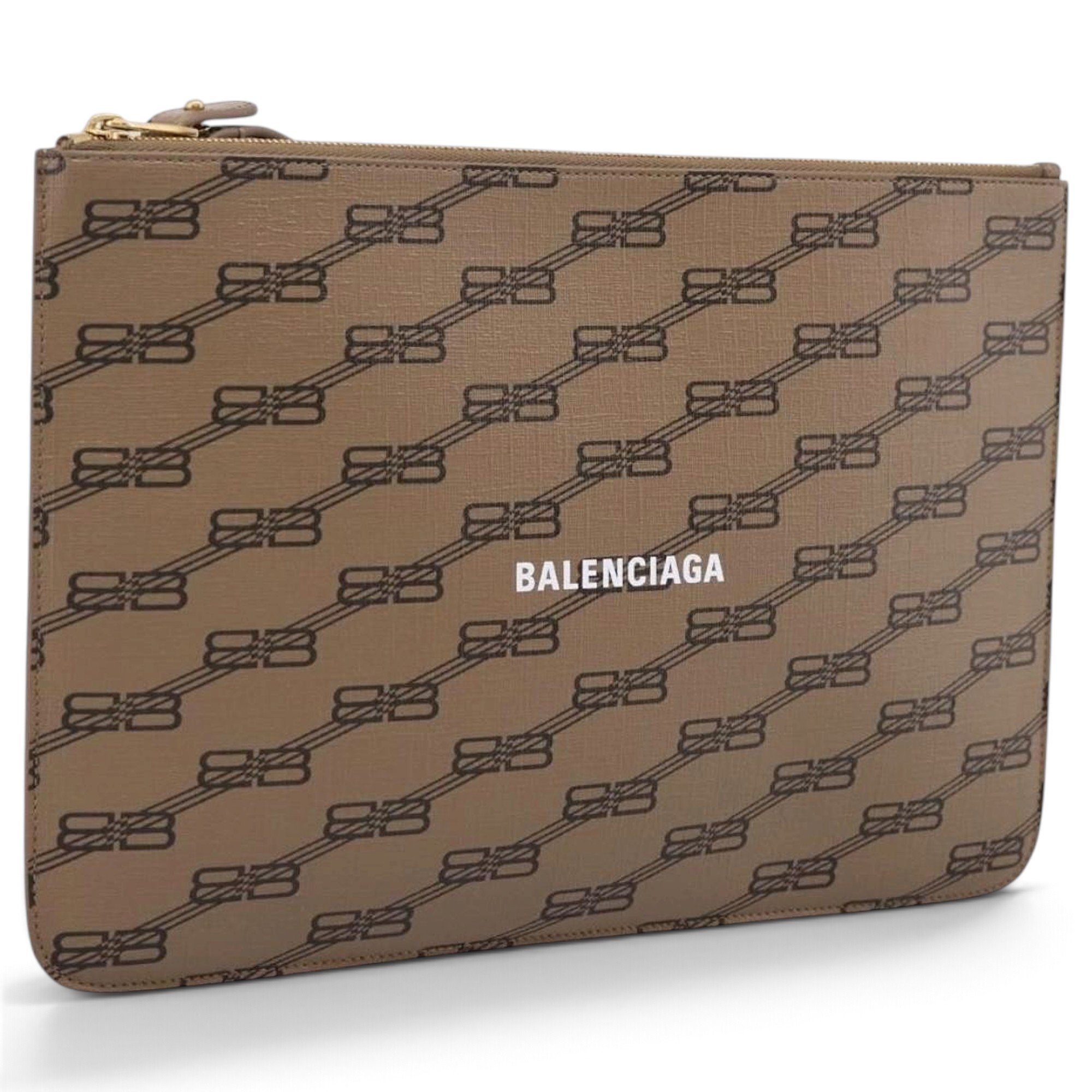 B leather handbag