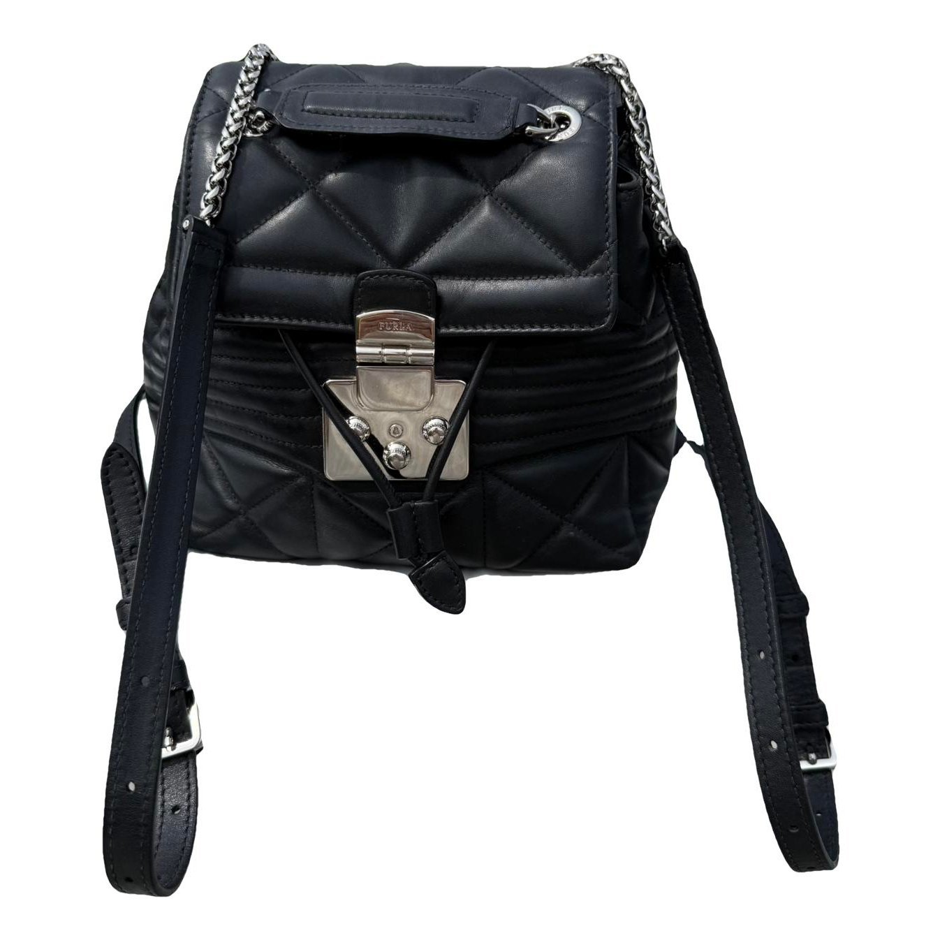 Metropolis leather backpack