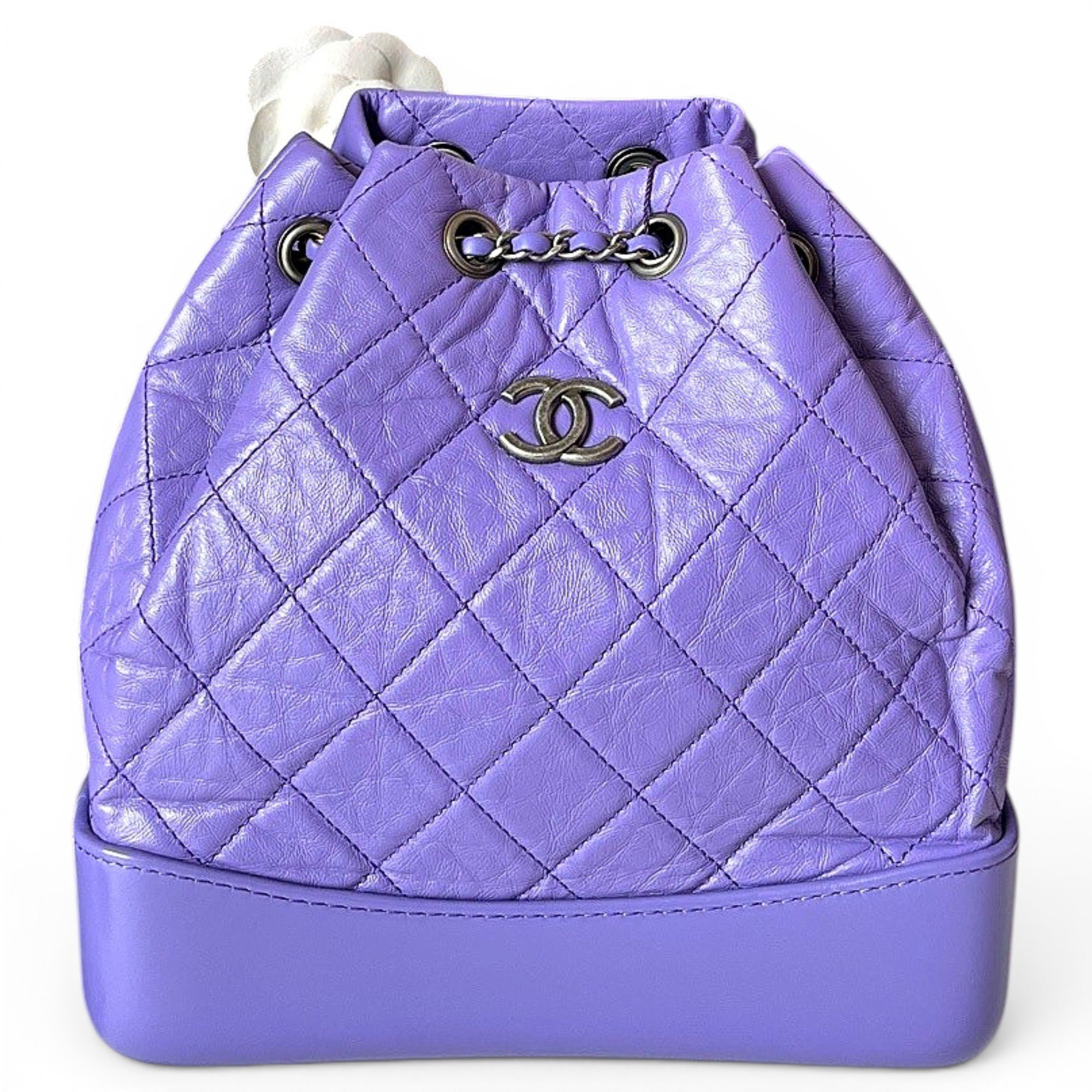 Leather backpack