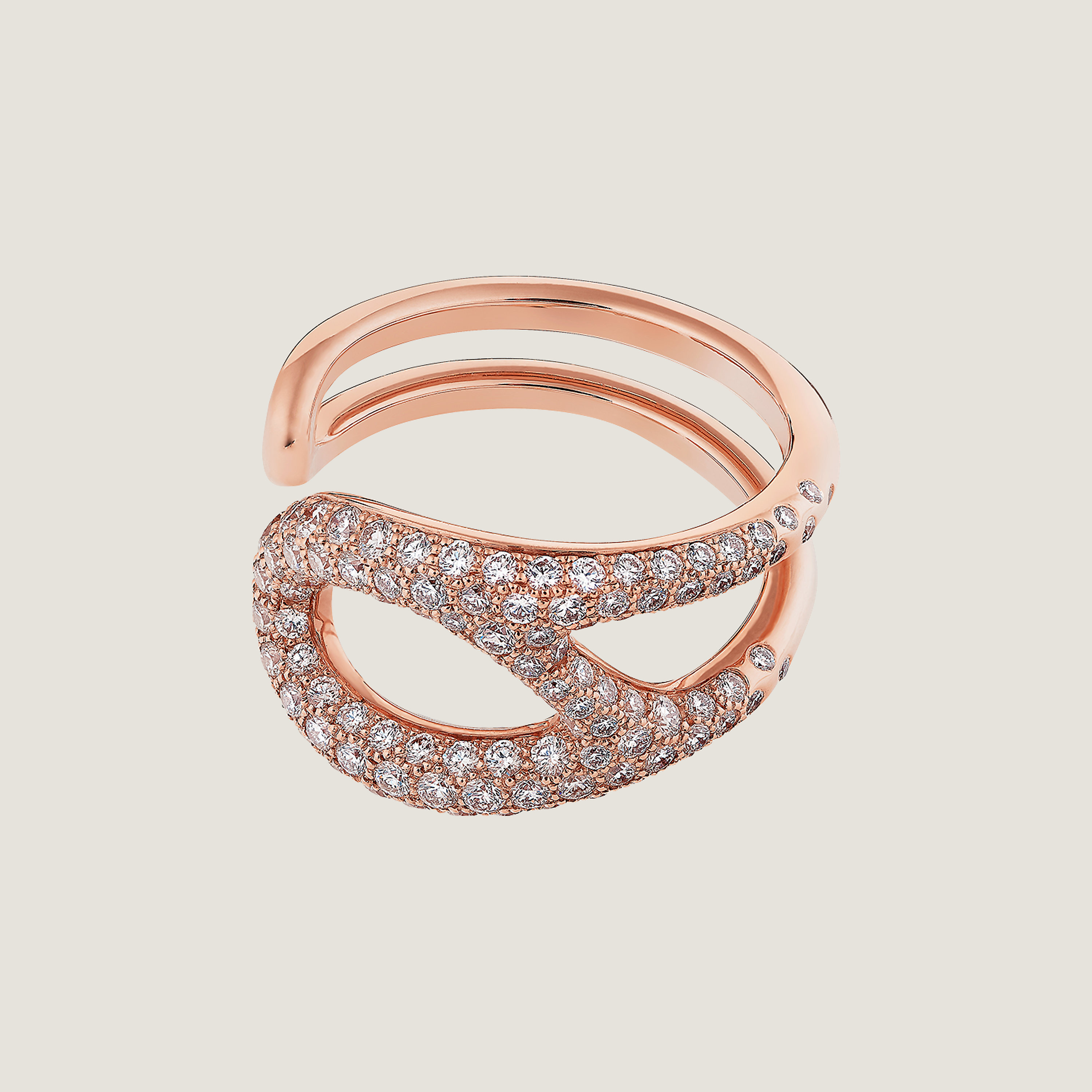 Chaine d'ancre Punk ring, medium model