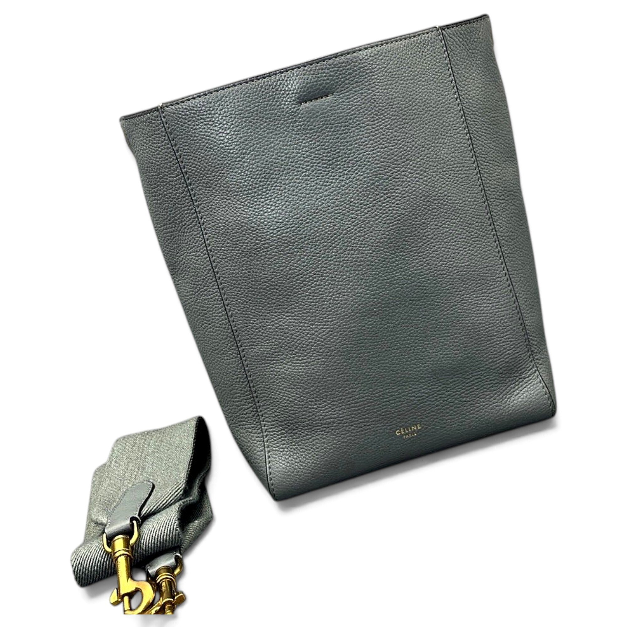 Seau Sangle leather handbag