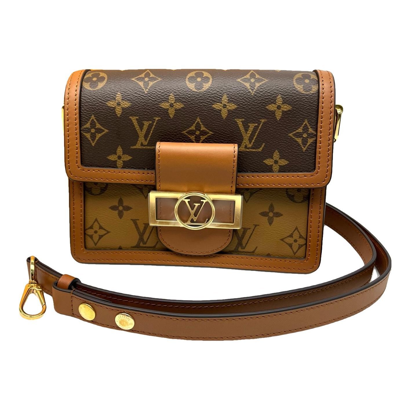 Dauphine leather handbag