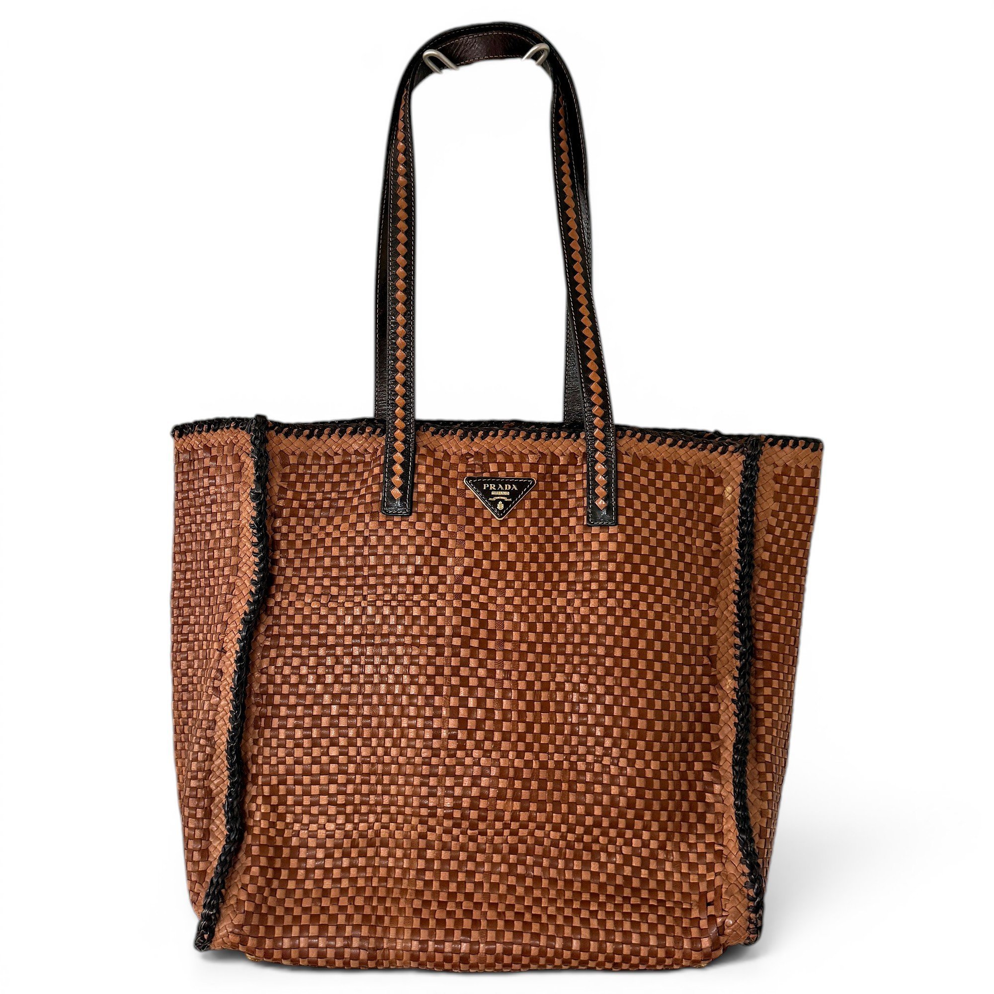Leather tote