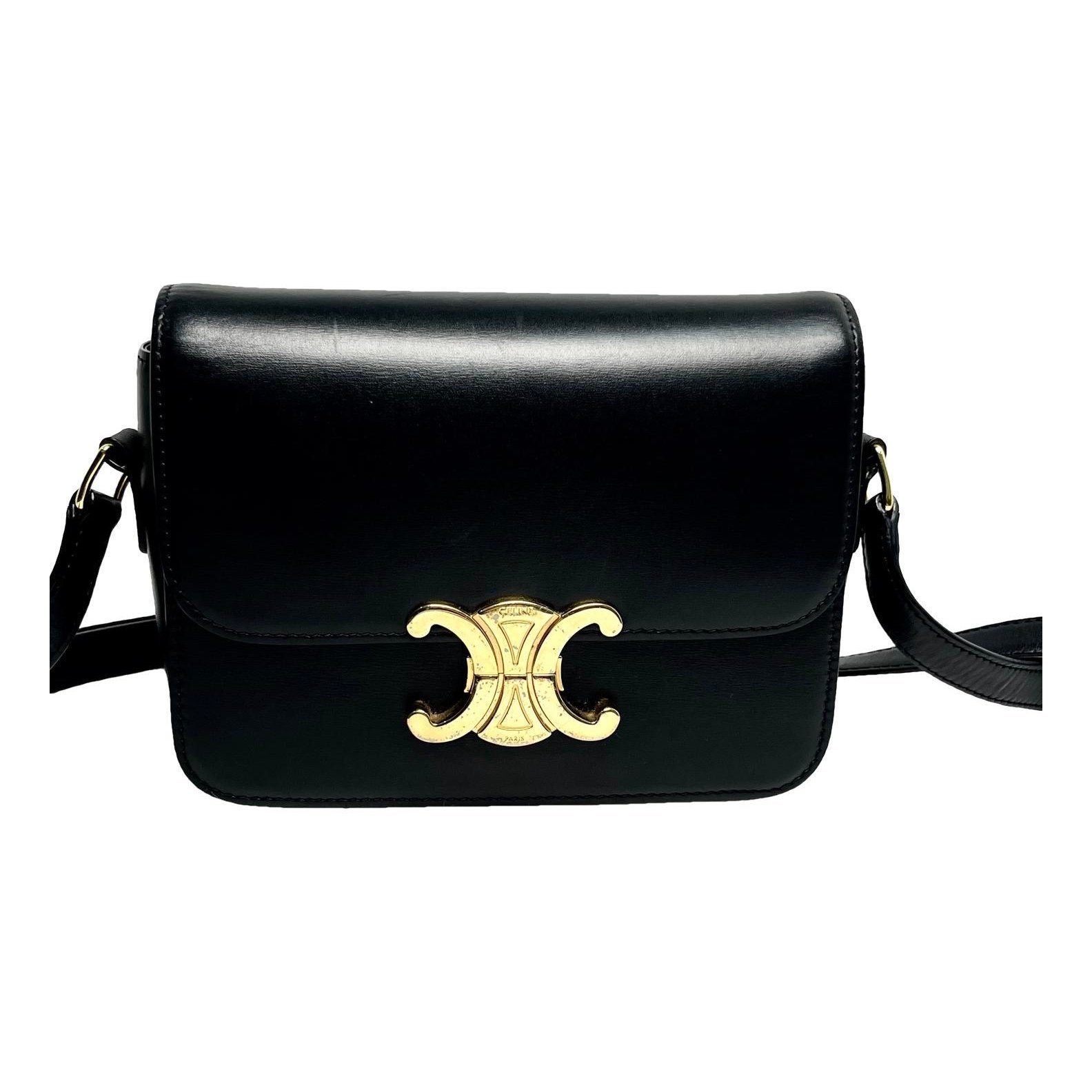 Classic leather handbag