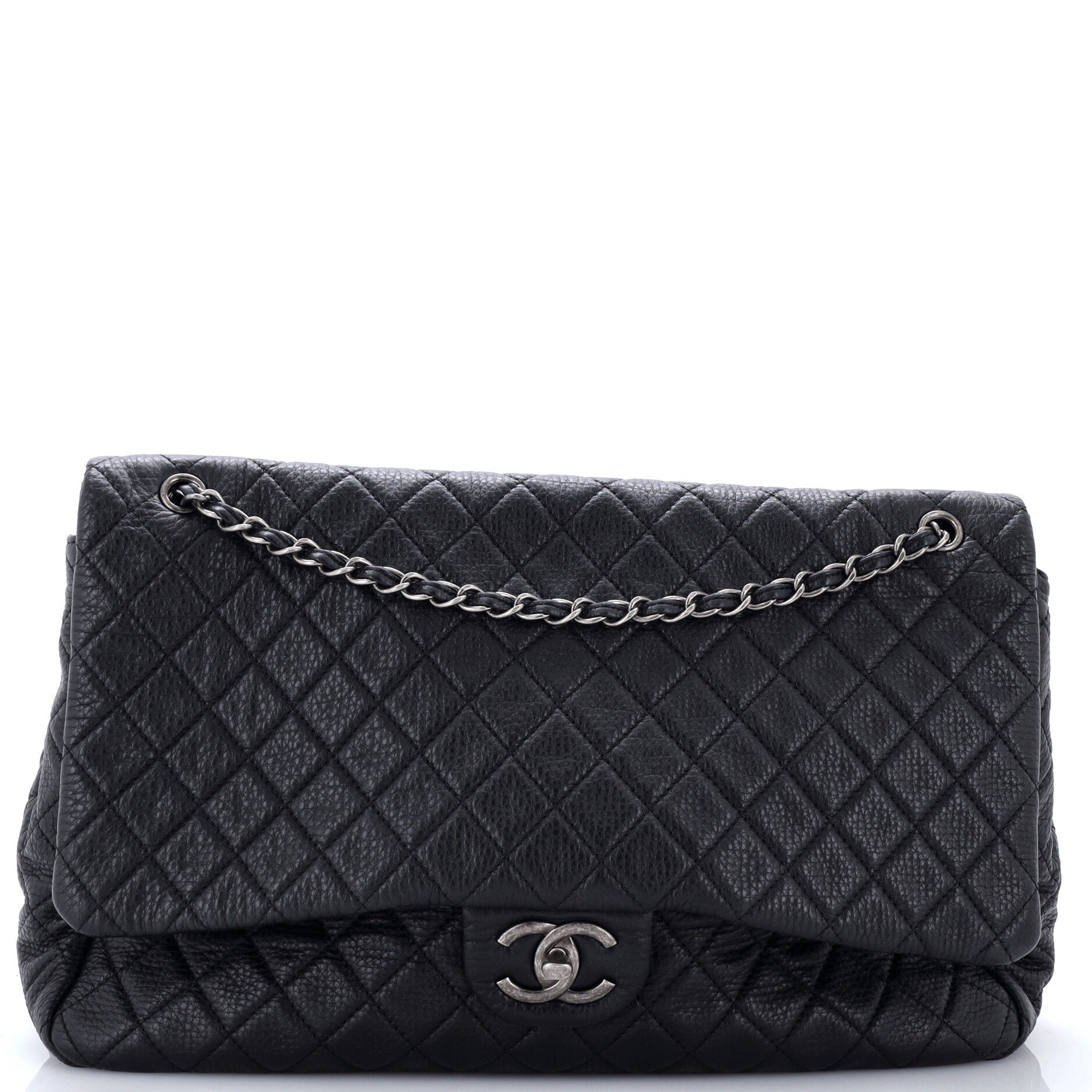 Airlines CC Flap Bag Quilted Calfskin XXL