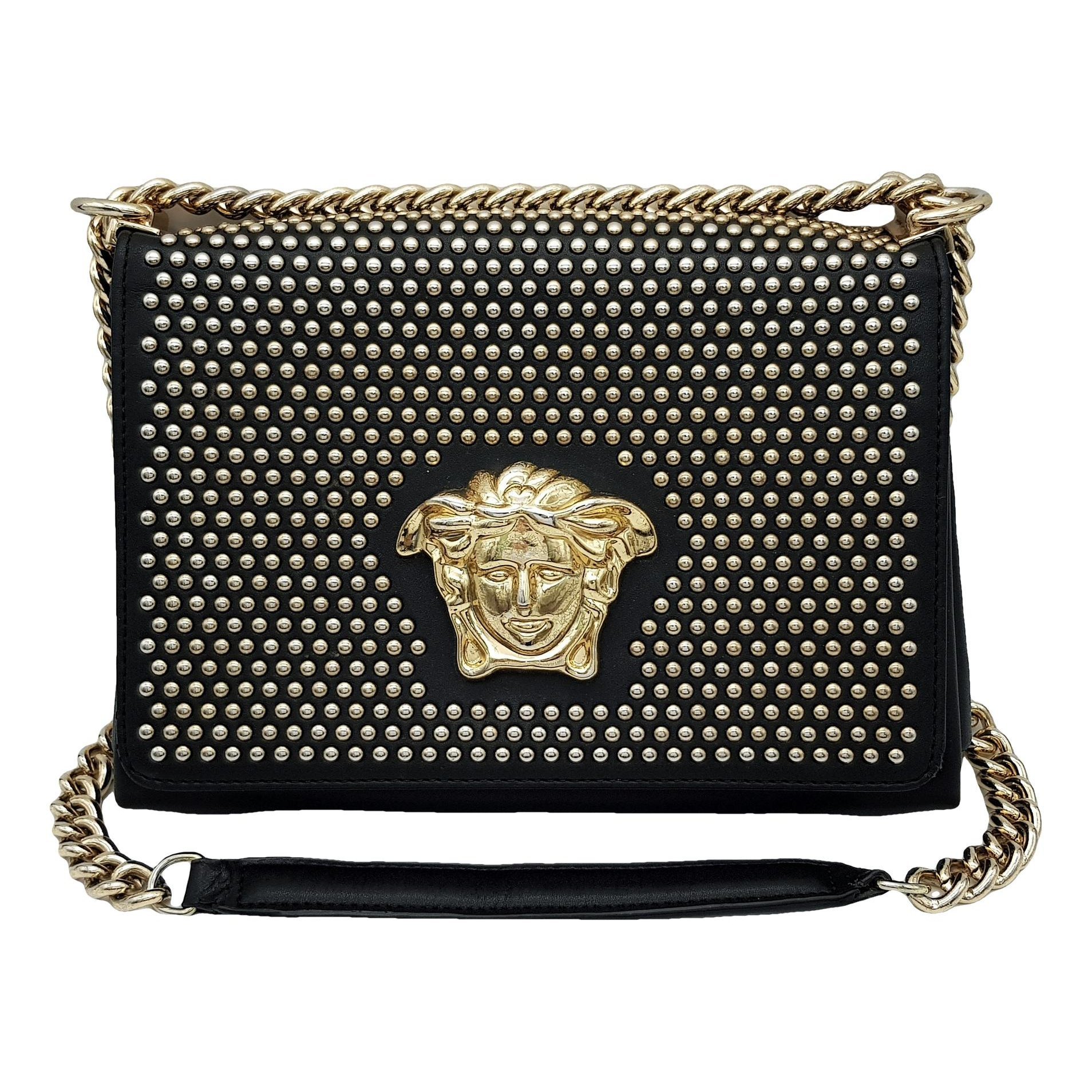 La Medusa leather handbag