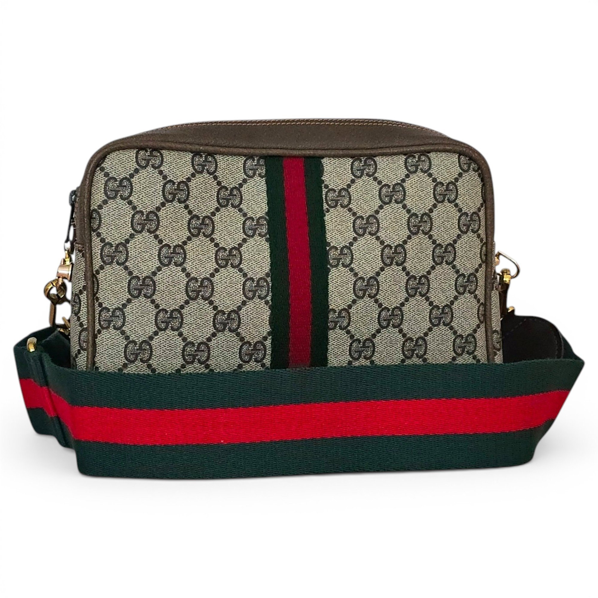 Ophidia leather crossbody bag