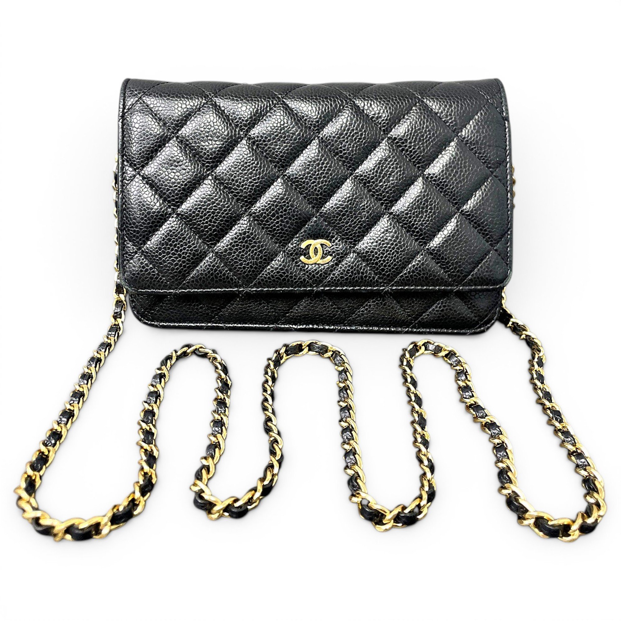 Wallet On Chain Timeless/Classique leather handbag