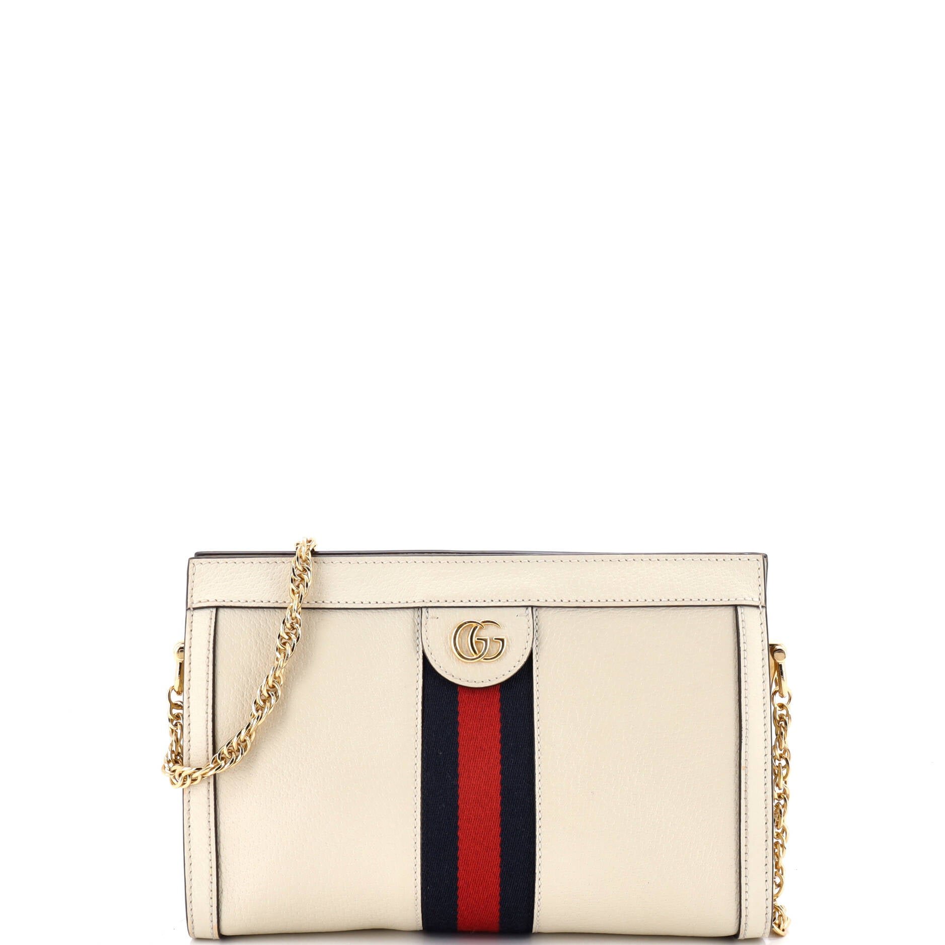 Ophidia Chain Shoulder Bag Leather Small