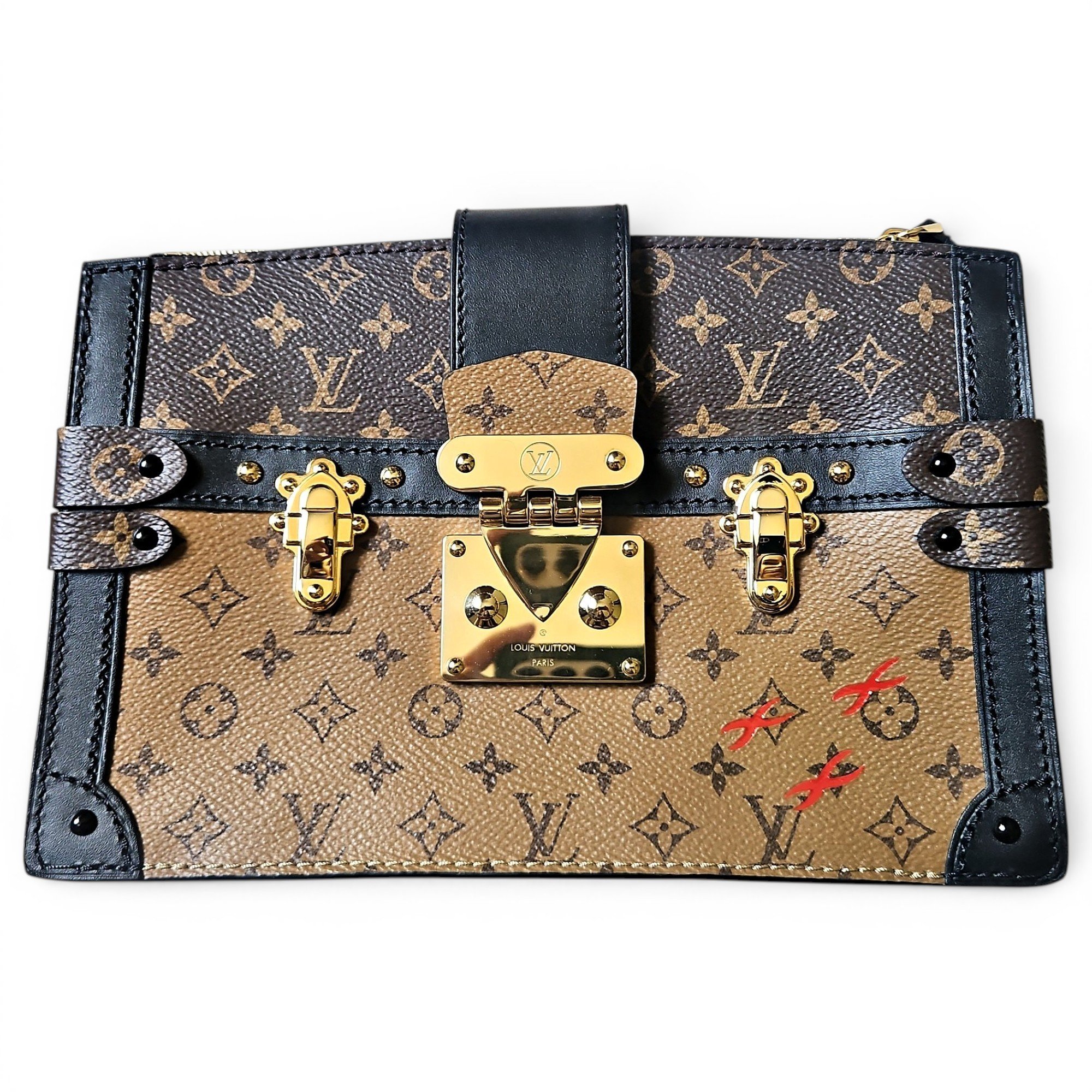 Louis Vuitton Petite Malle leather crossbody bag