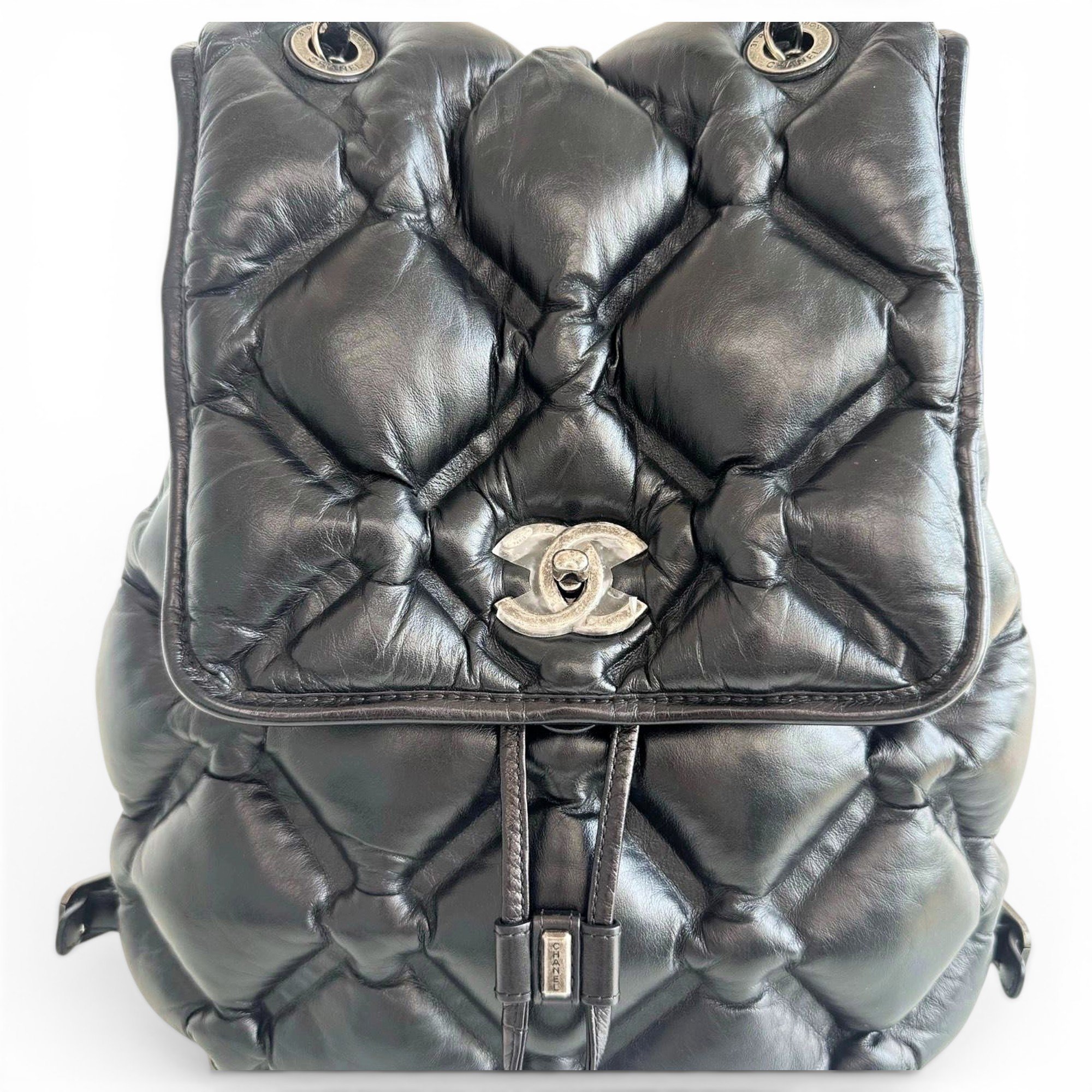 Leather backpack