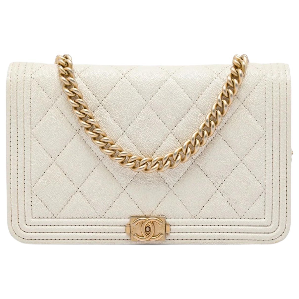 Boy leather crossbody bag