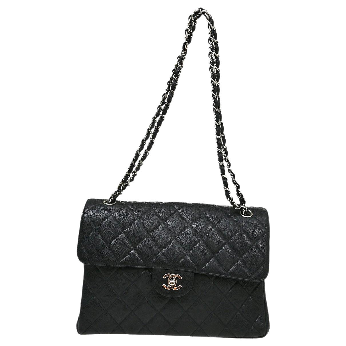 Trendy CC Flap leather handbag
