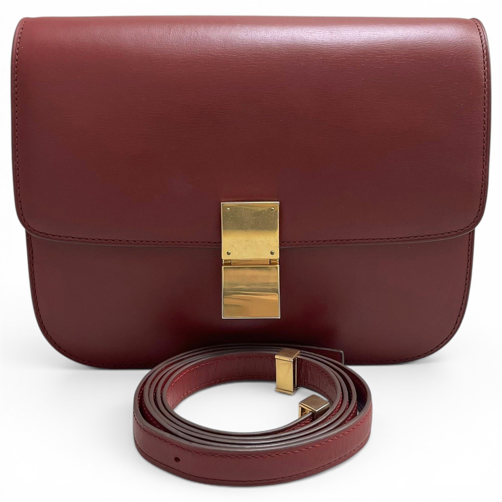 Classic leather handbag