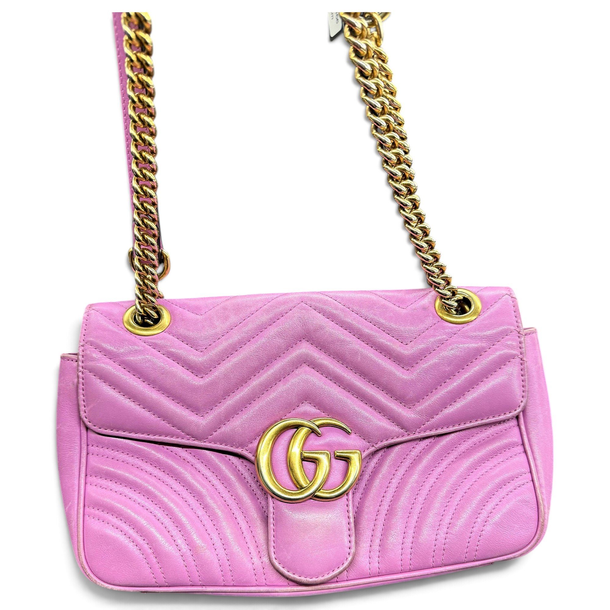 GG Marmont Flap leather handbag