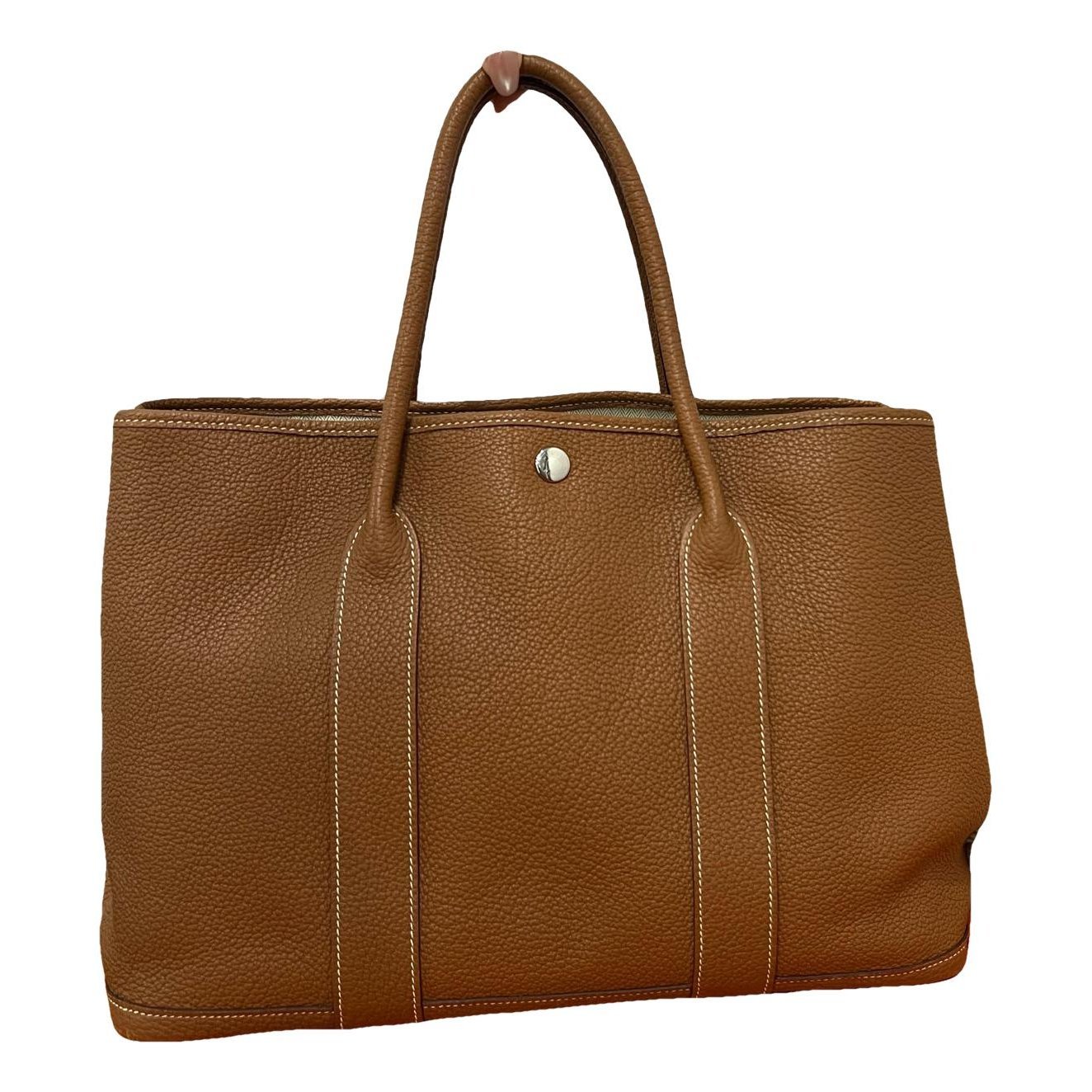 Garden Party leather handbag