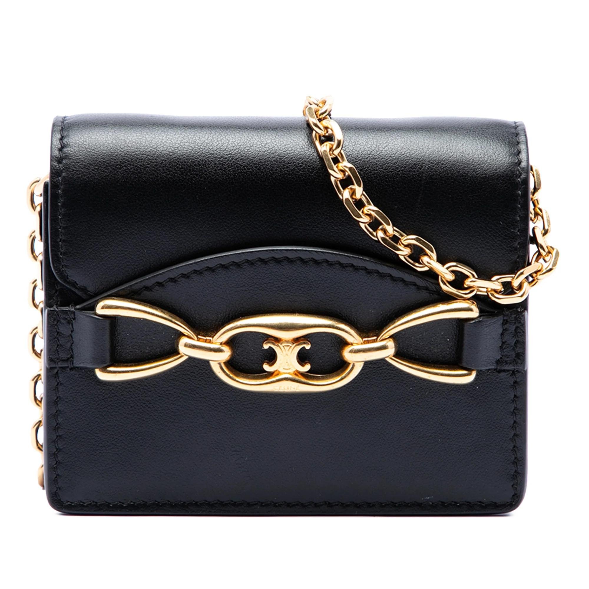 Triomphe Maillon pony-style calfskin handbag