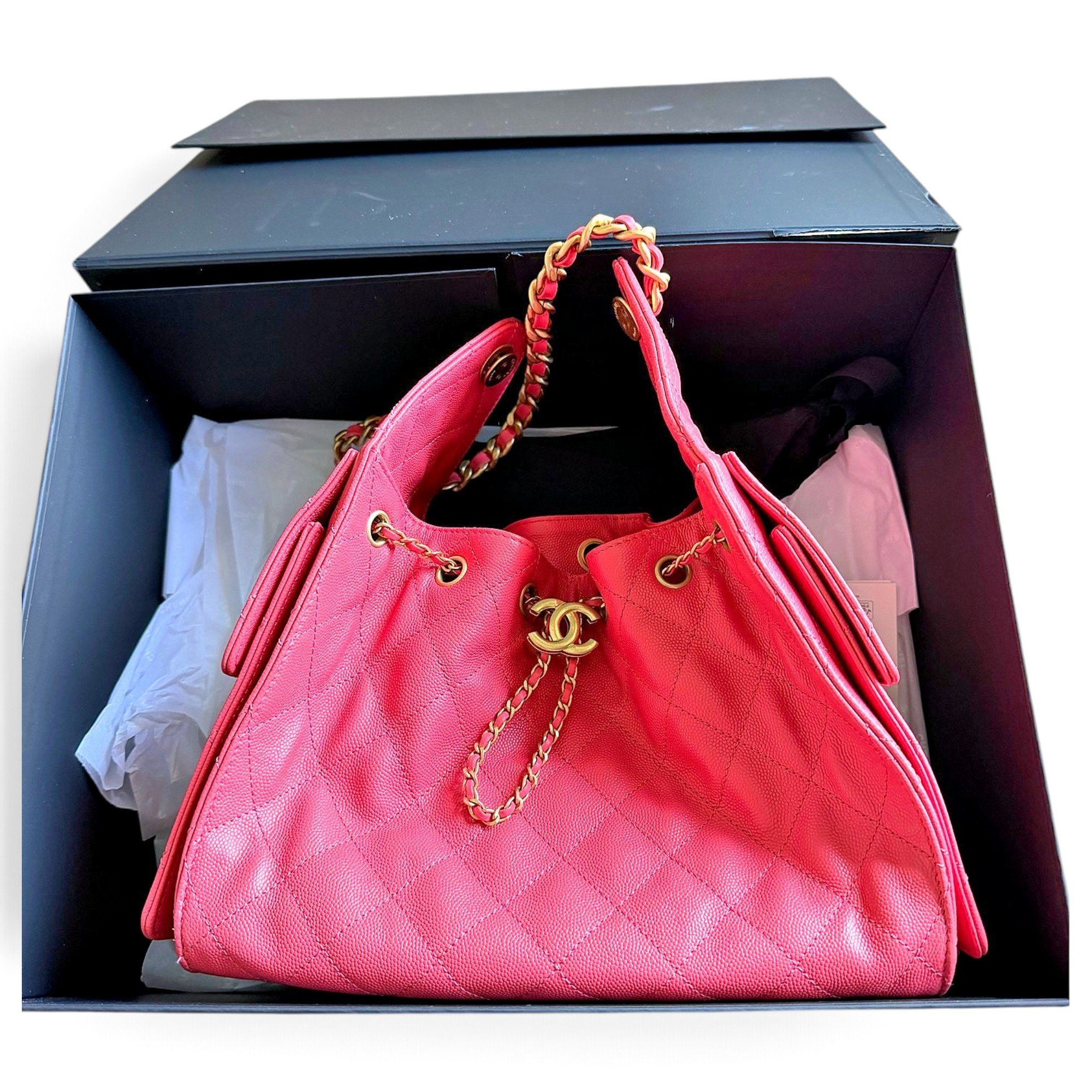 Leather handbag