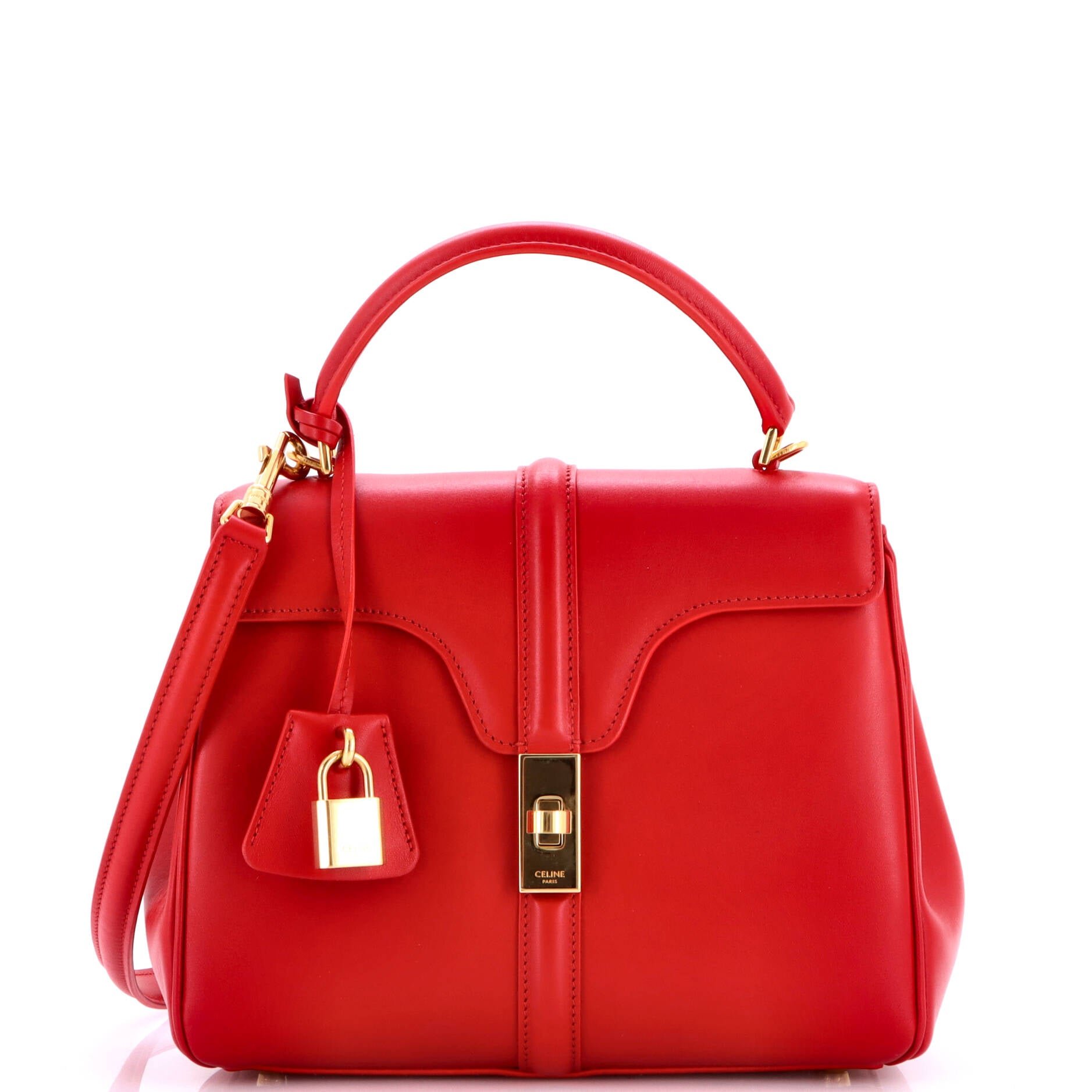 16 Top Handle Bag Smooth Calfskin Small