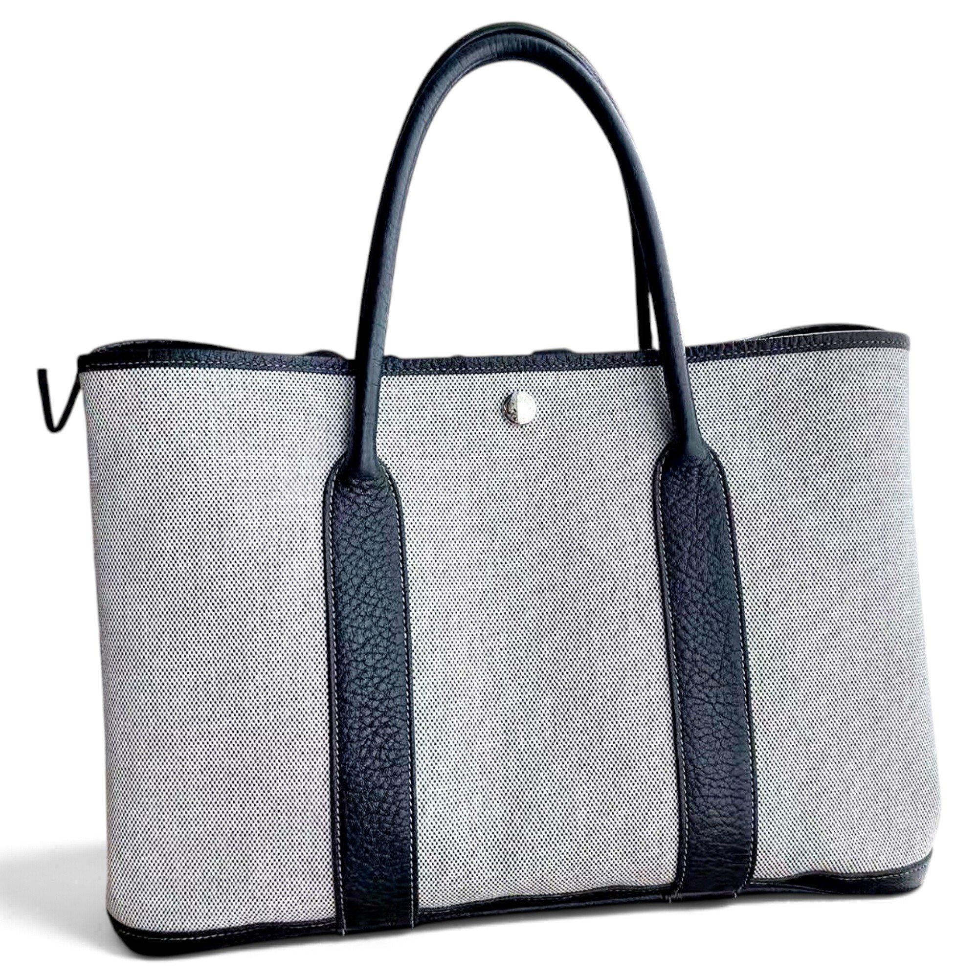 Hermes Garden Party 36 Handbag Noir