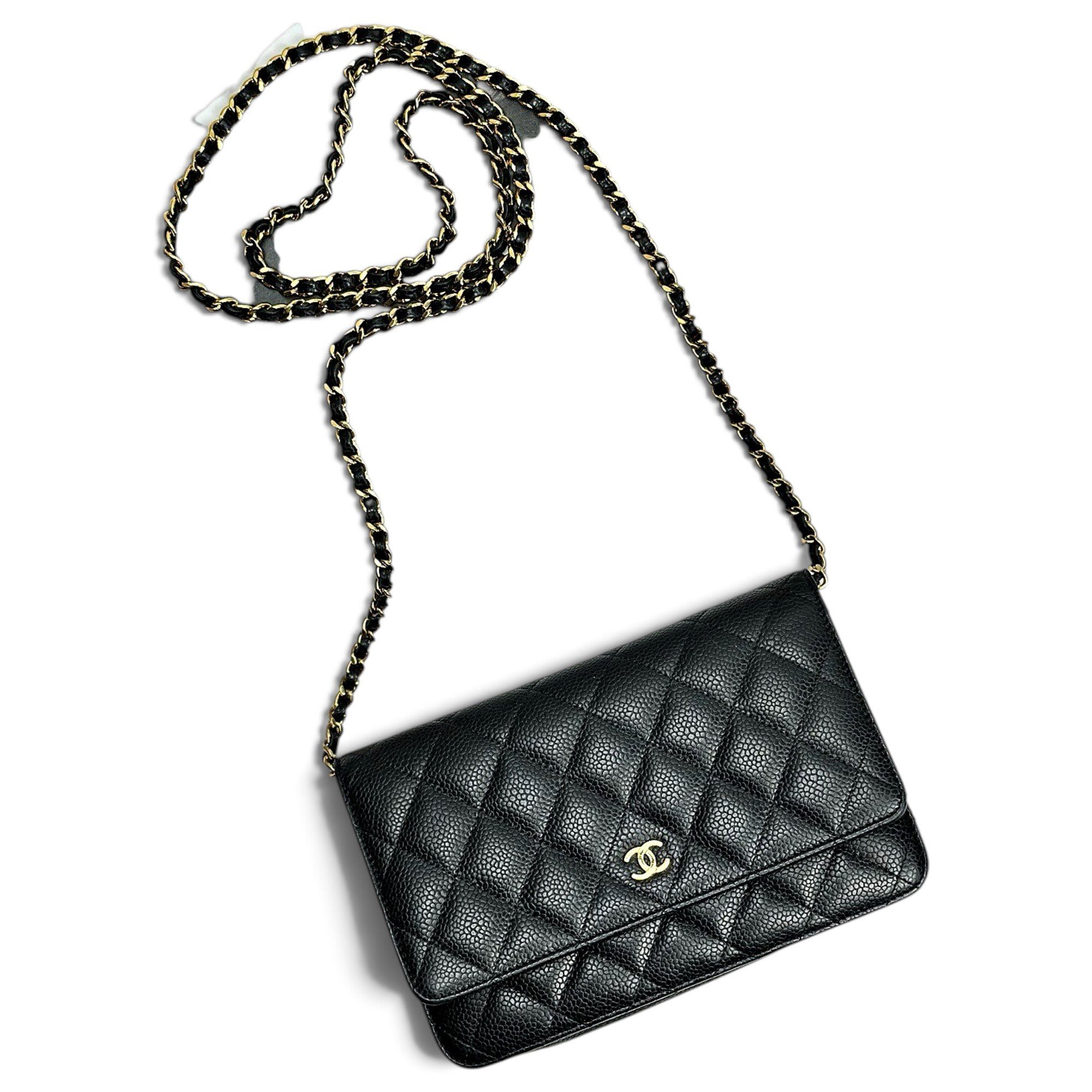 Wallet On Chain Timeless/Classique leather crossbody bag