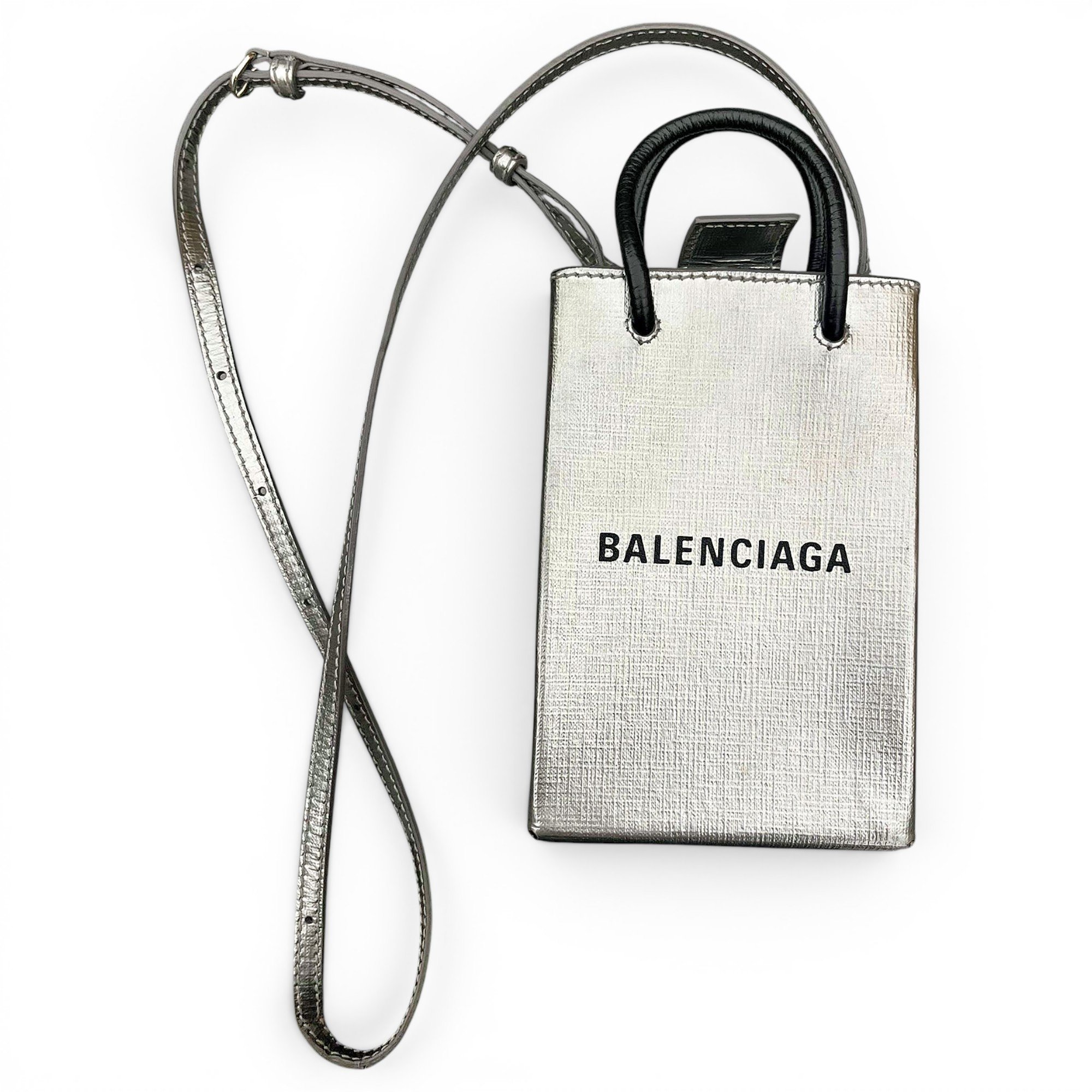 Shopping Phone Holder leather crossbody bag