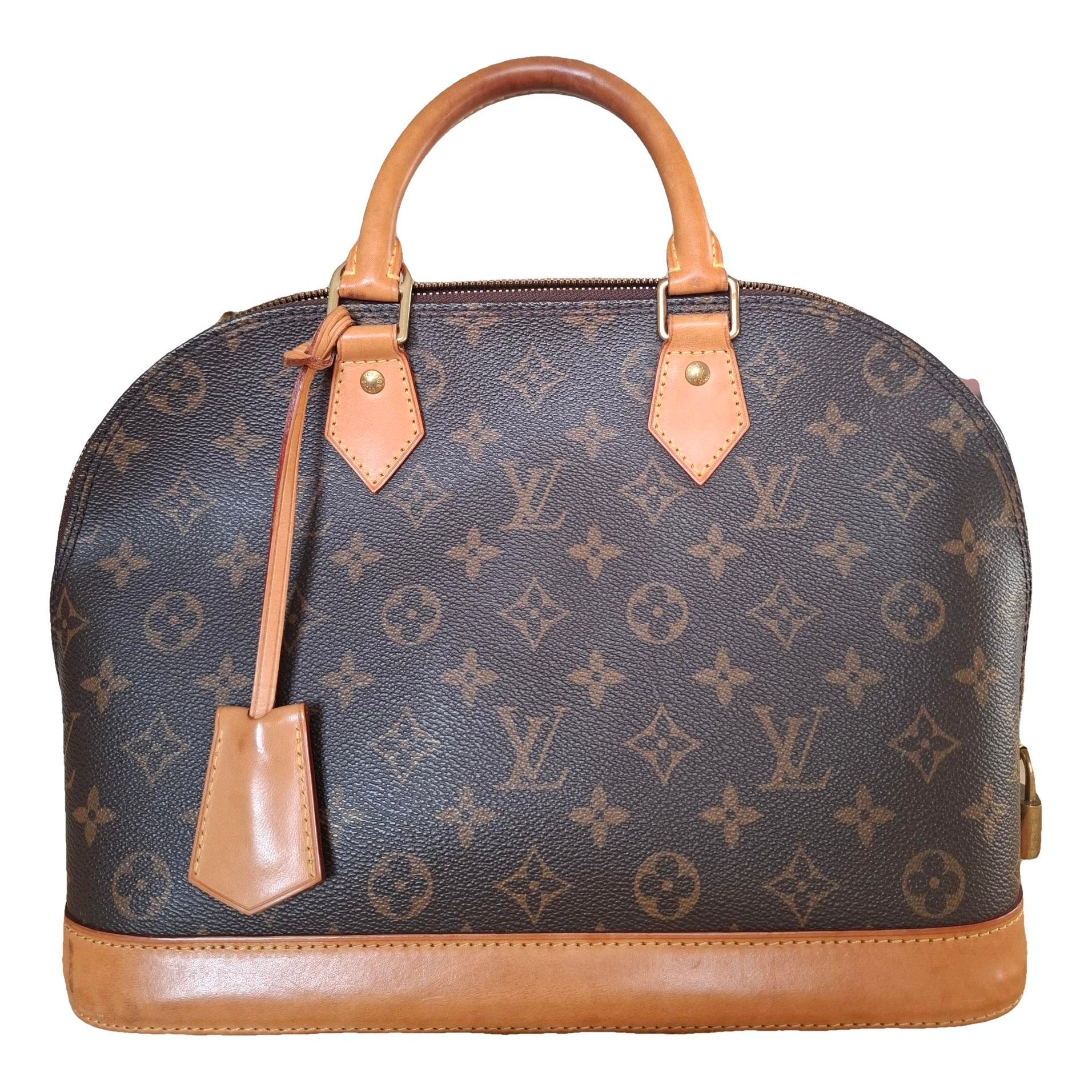 Alma leather handbag