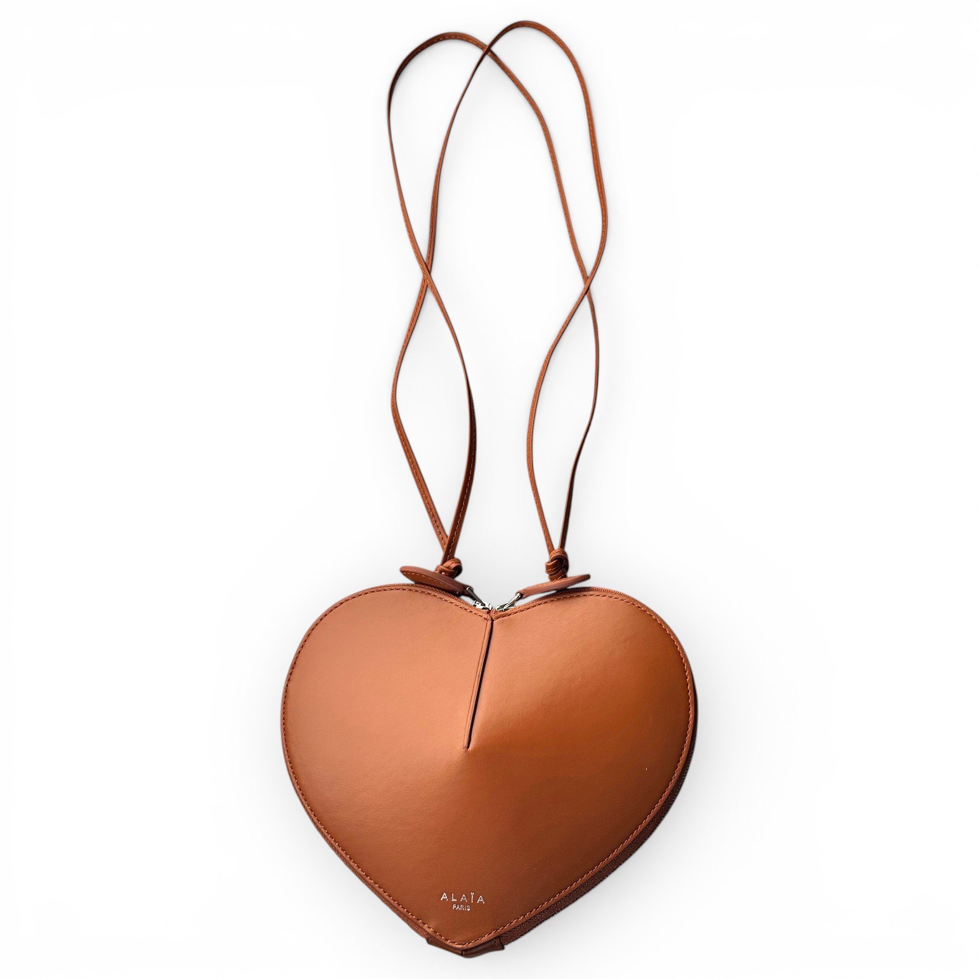 Alaia Le Coeur leather crossbody bag