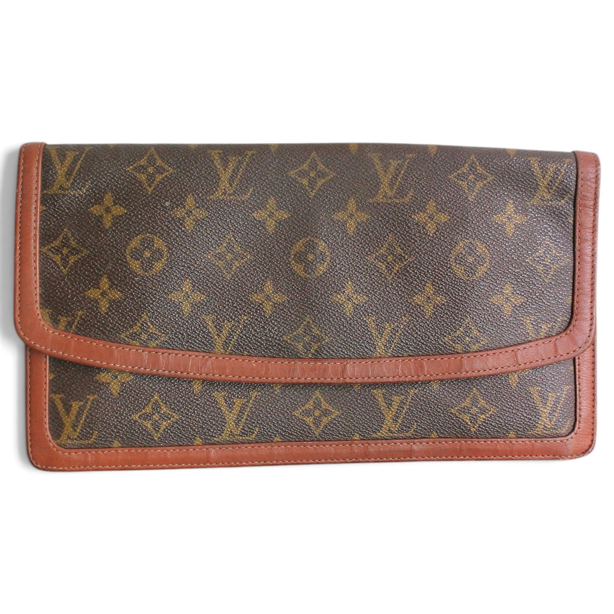 Florentine cloth clutch bag