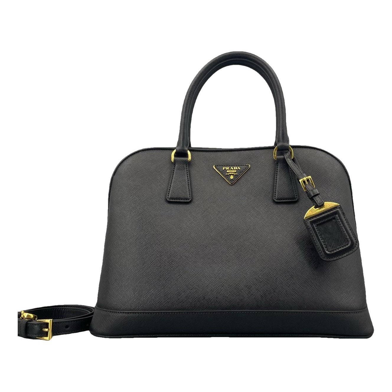 Promenade leather handbag