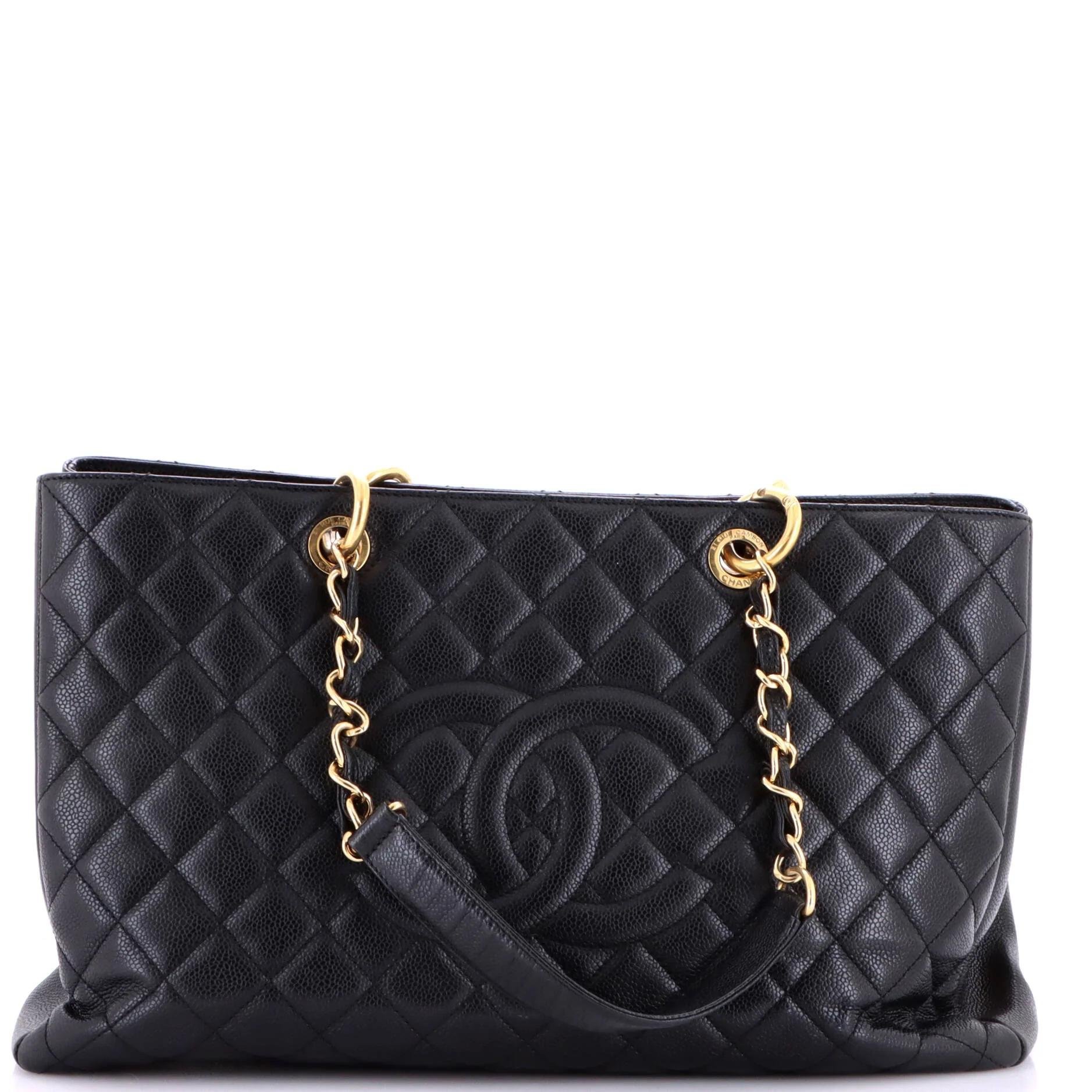 Classic CC Shopping leather tote