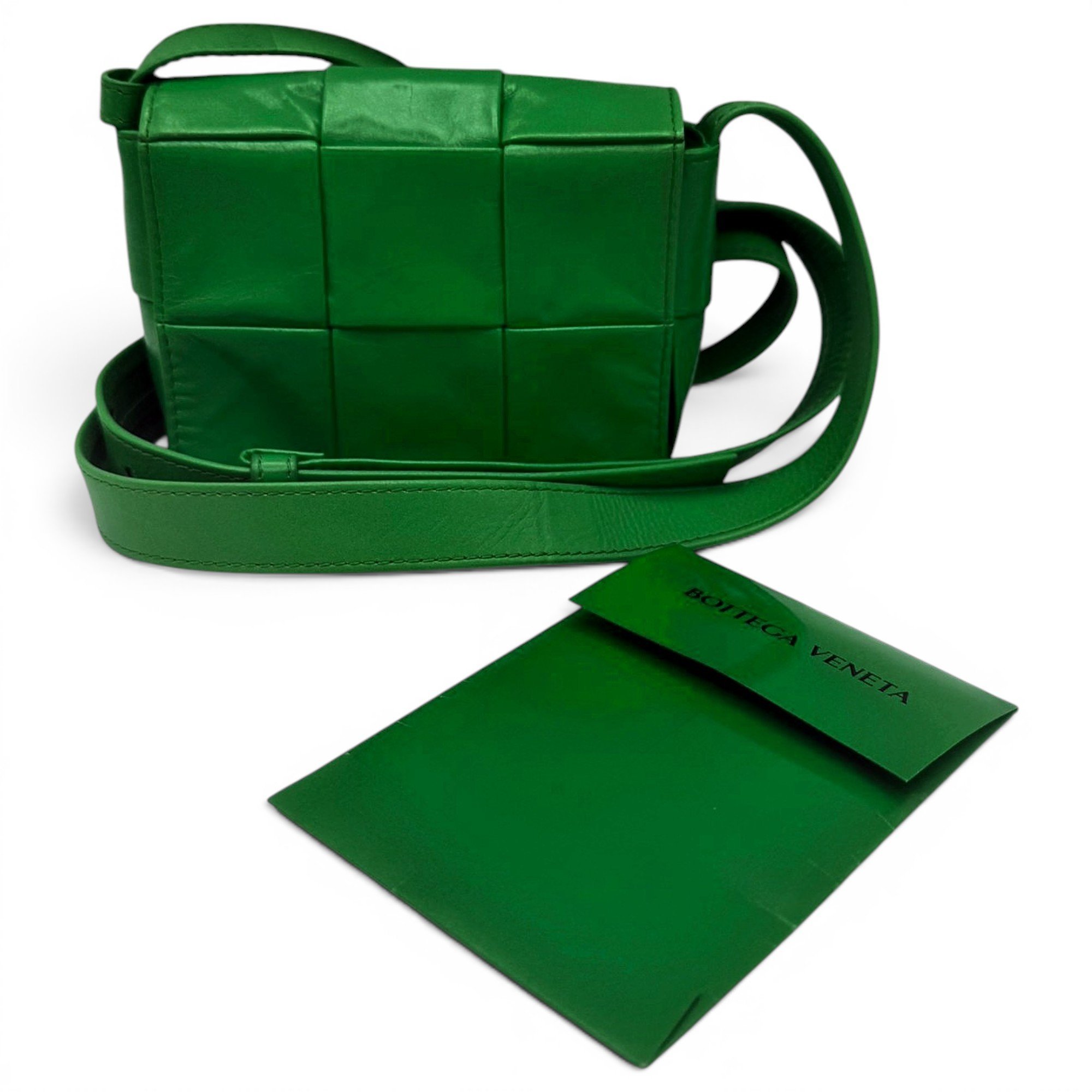 Cassette leather crossbody bag