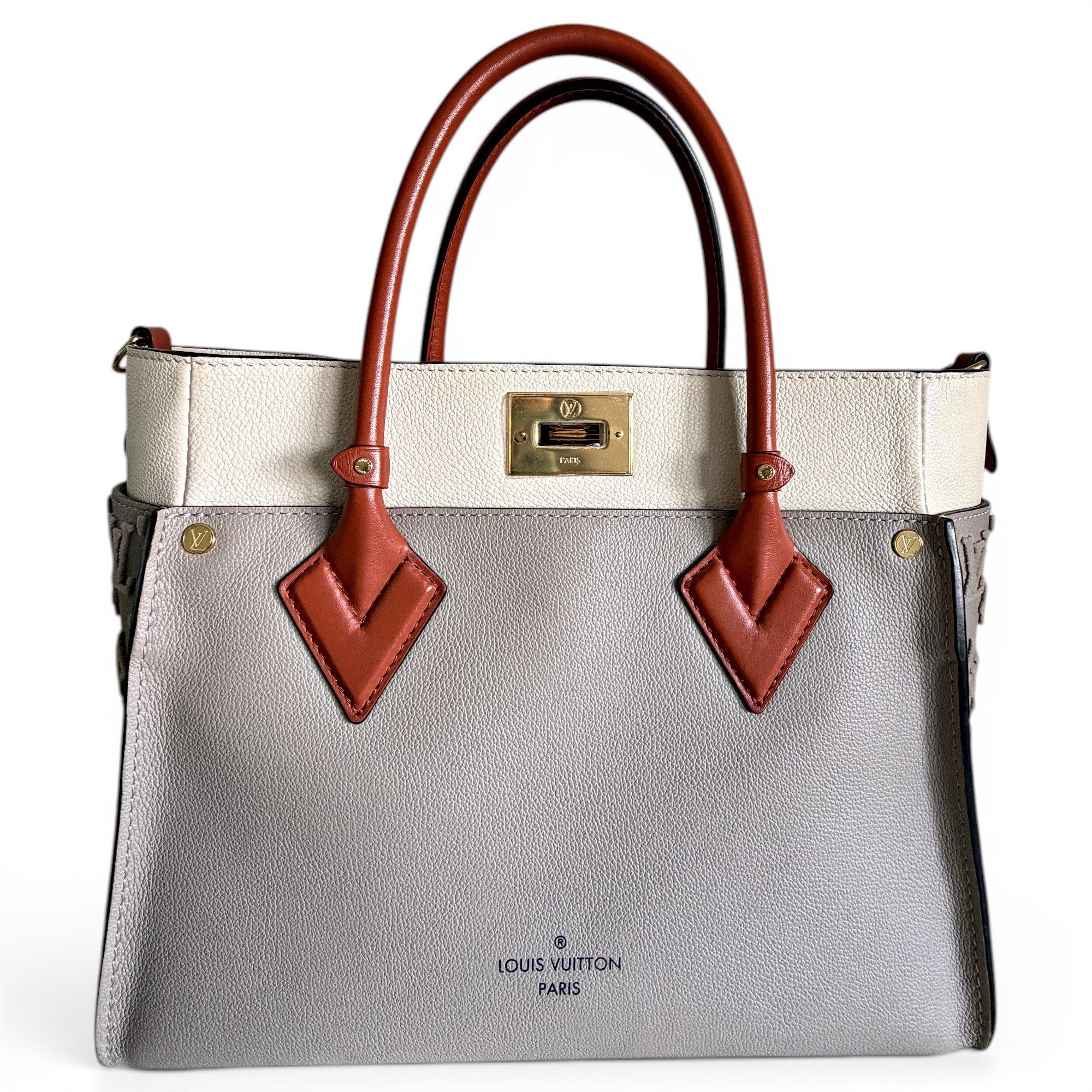 On My Side leather tote