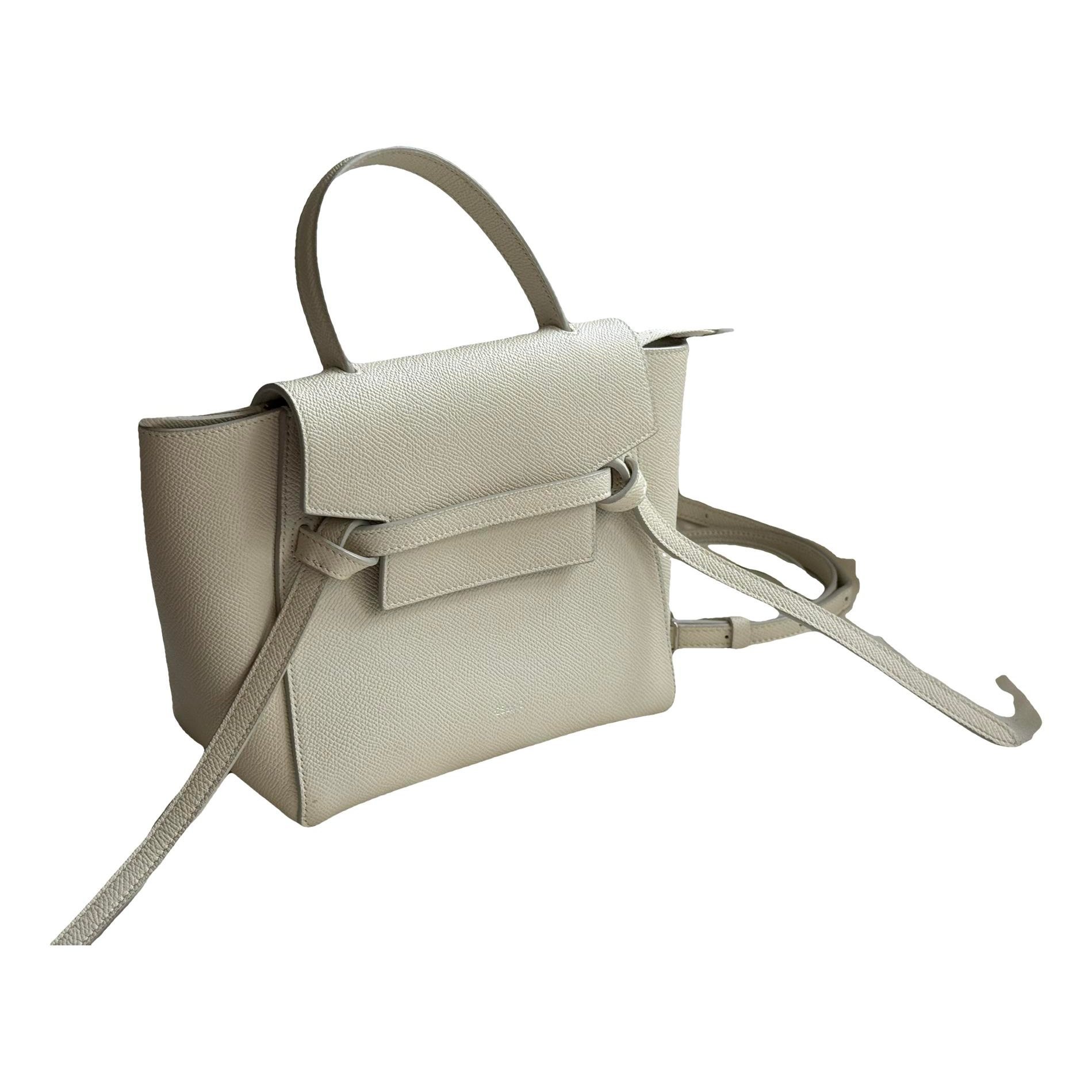 Belt leather handbag