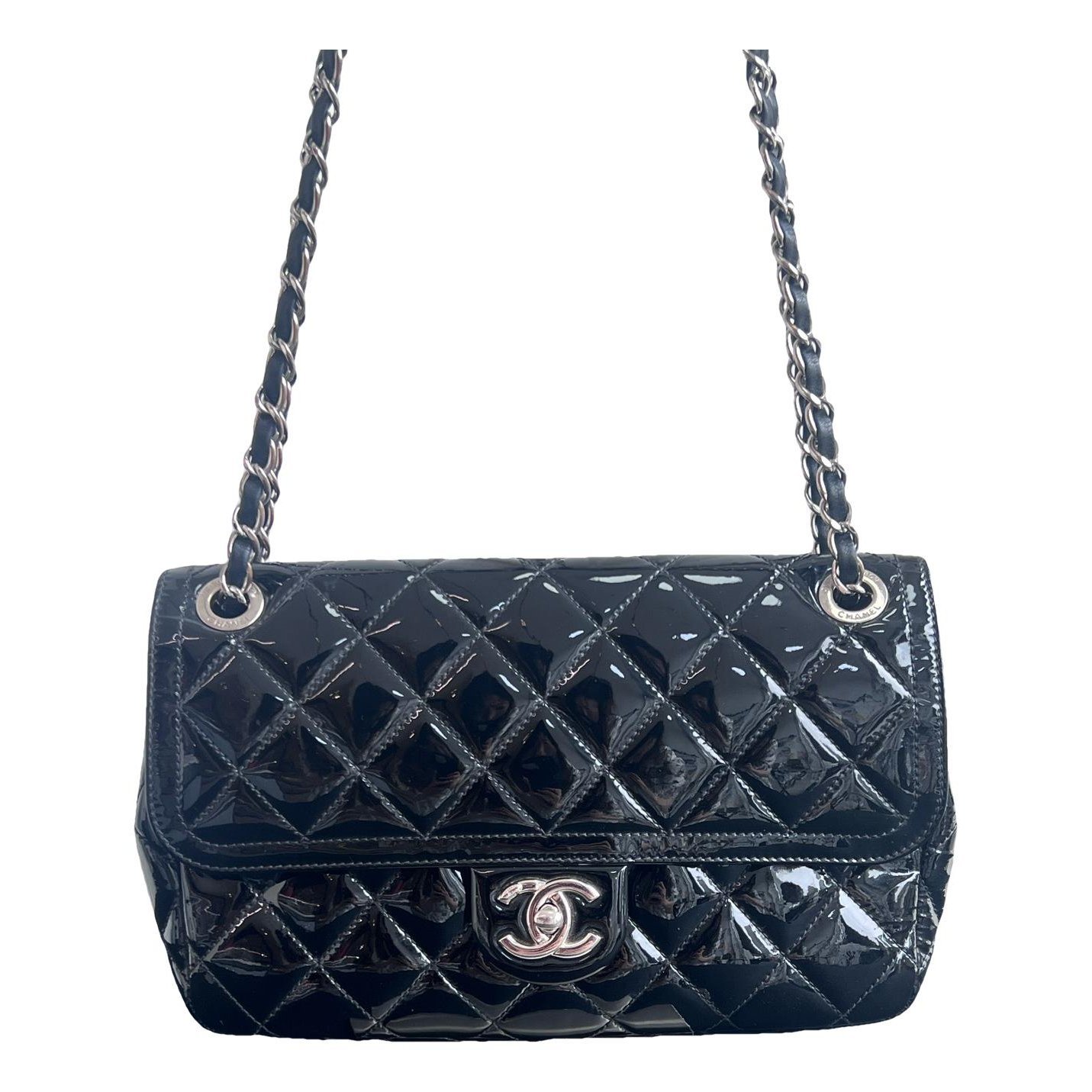 Timeless/Classique patent leather handbag