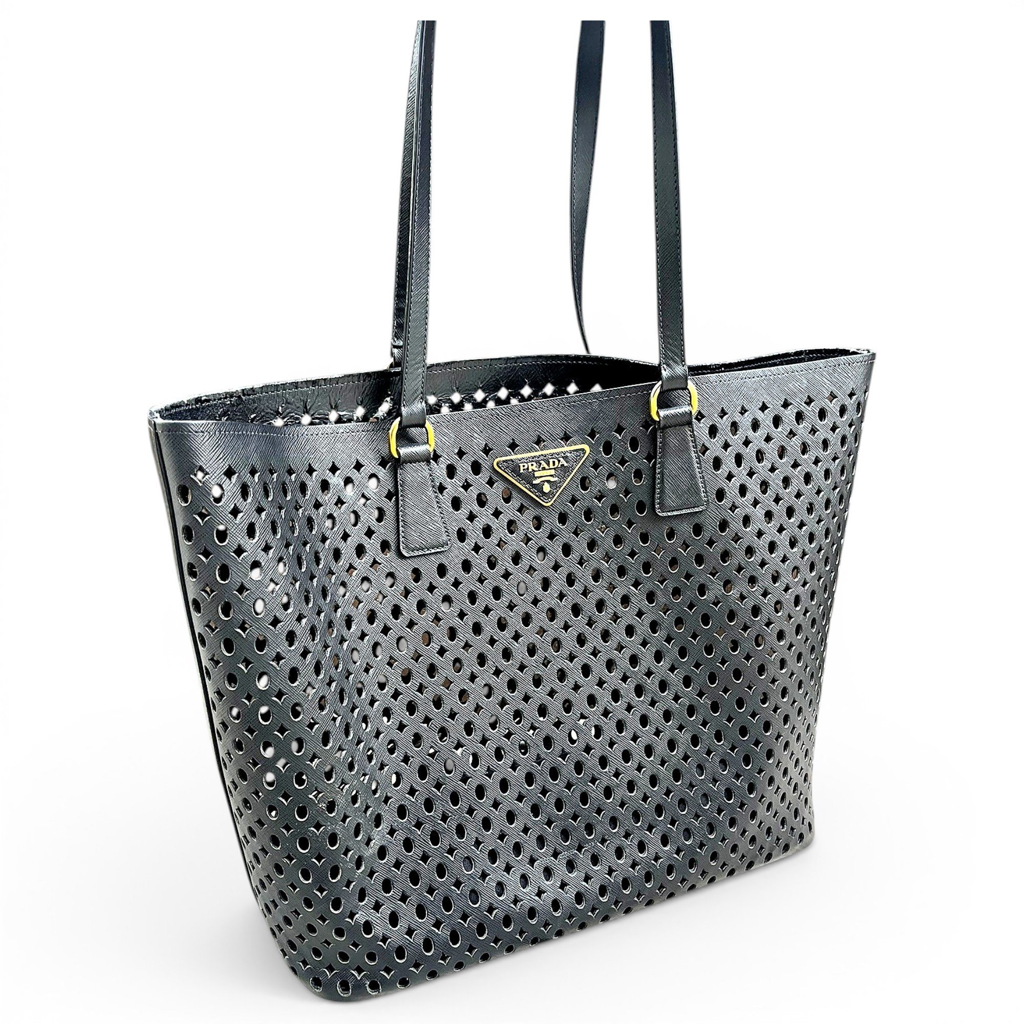 Leather tote