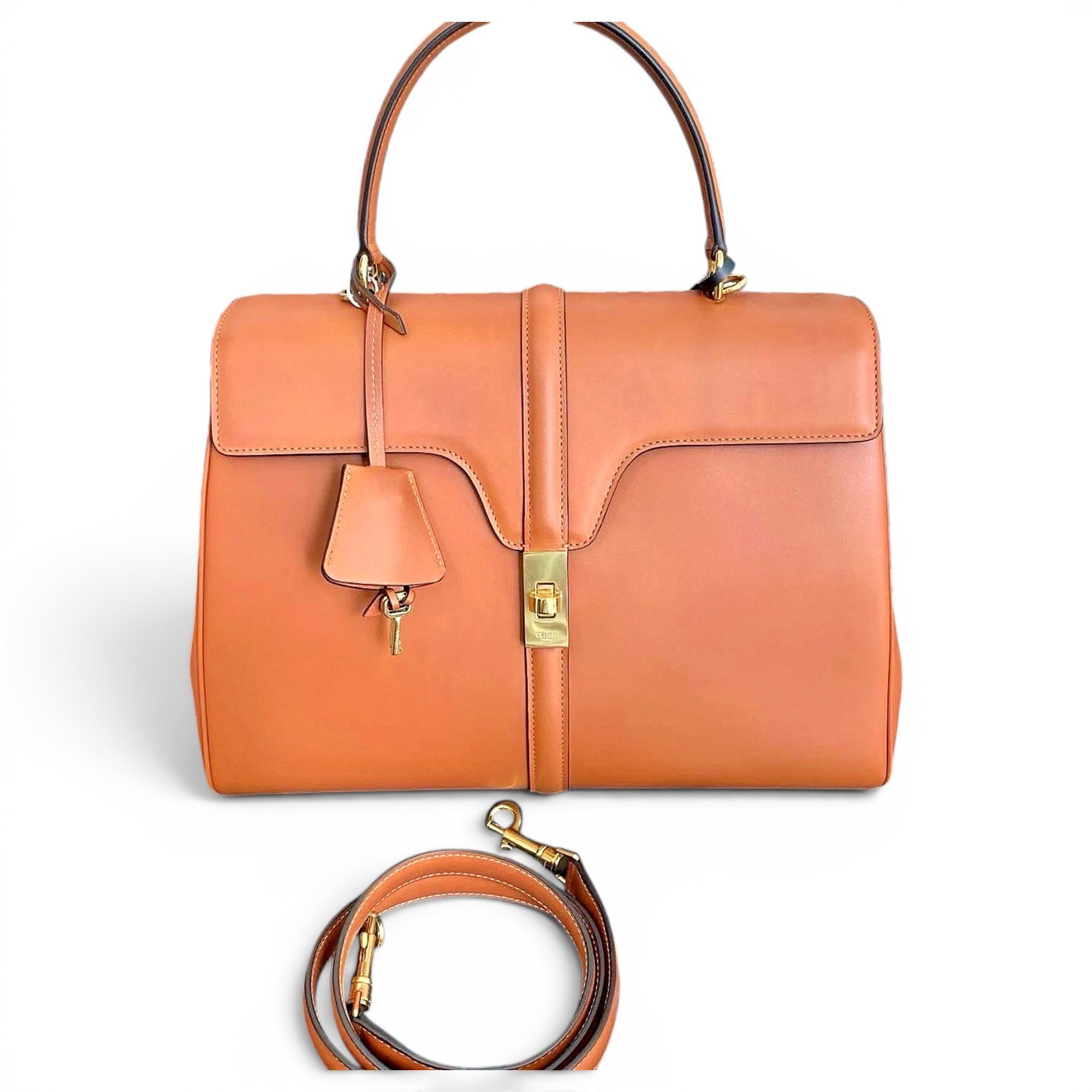 Leather handbag