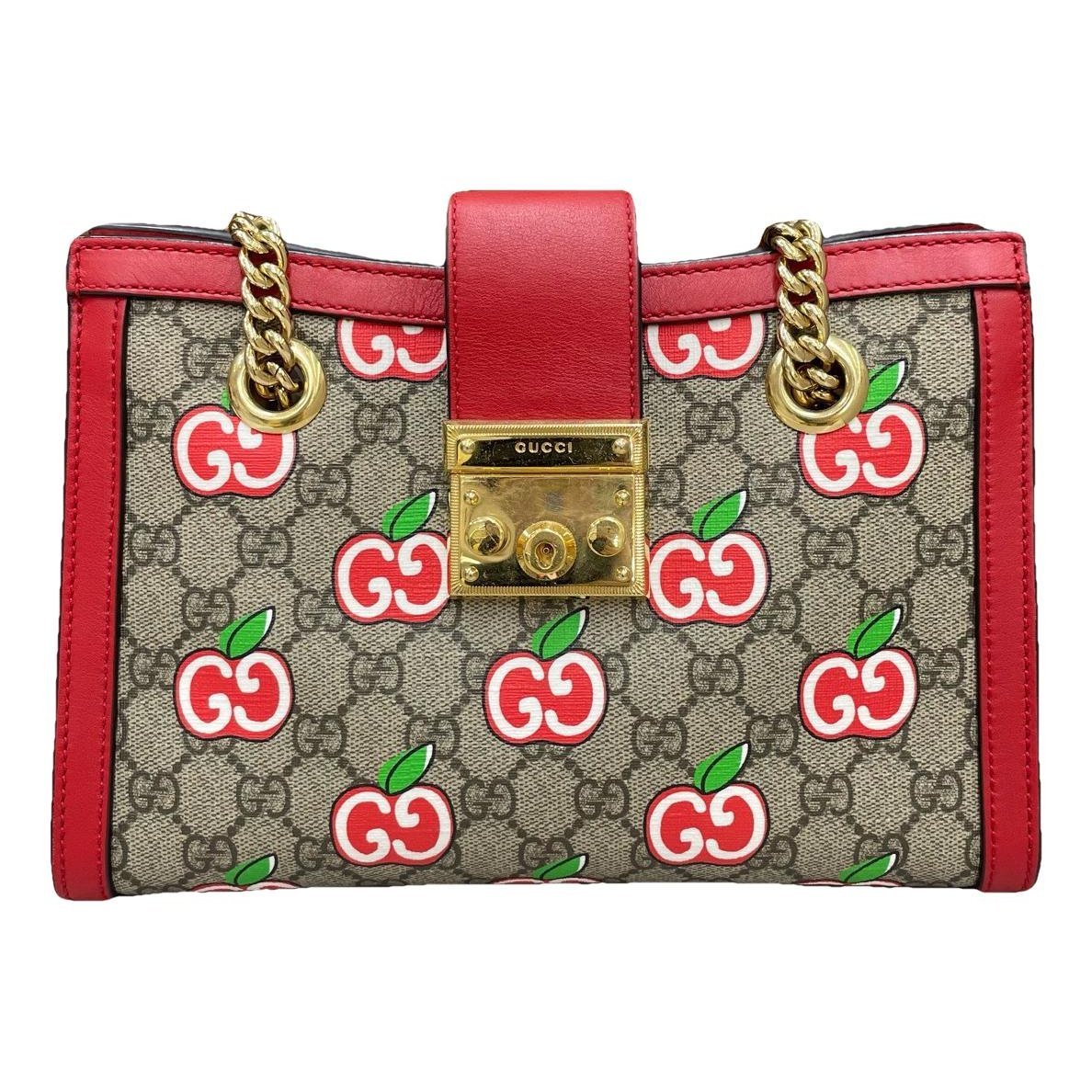 Padlock leather handbag