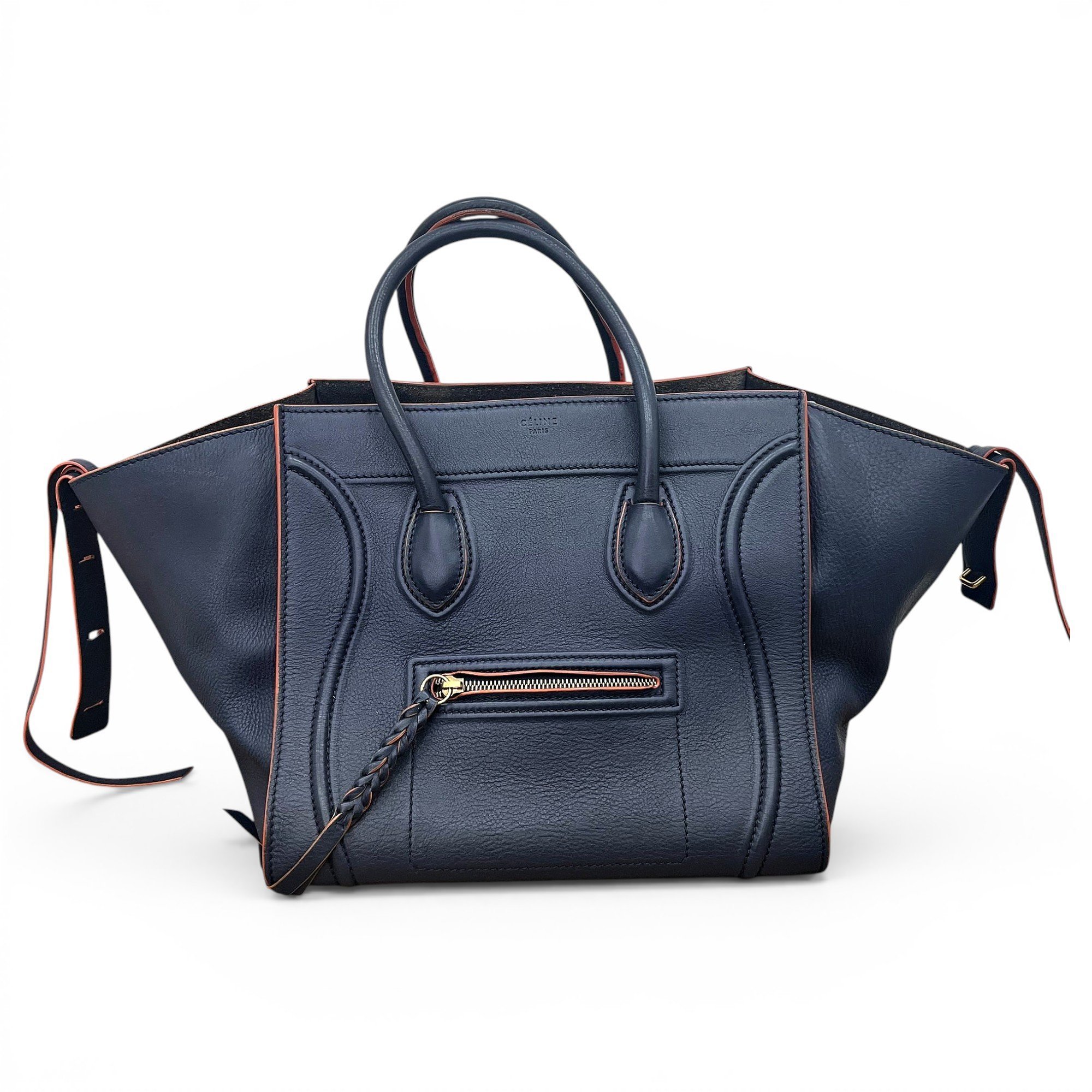 Luggage leather handbag