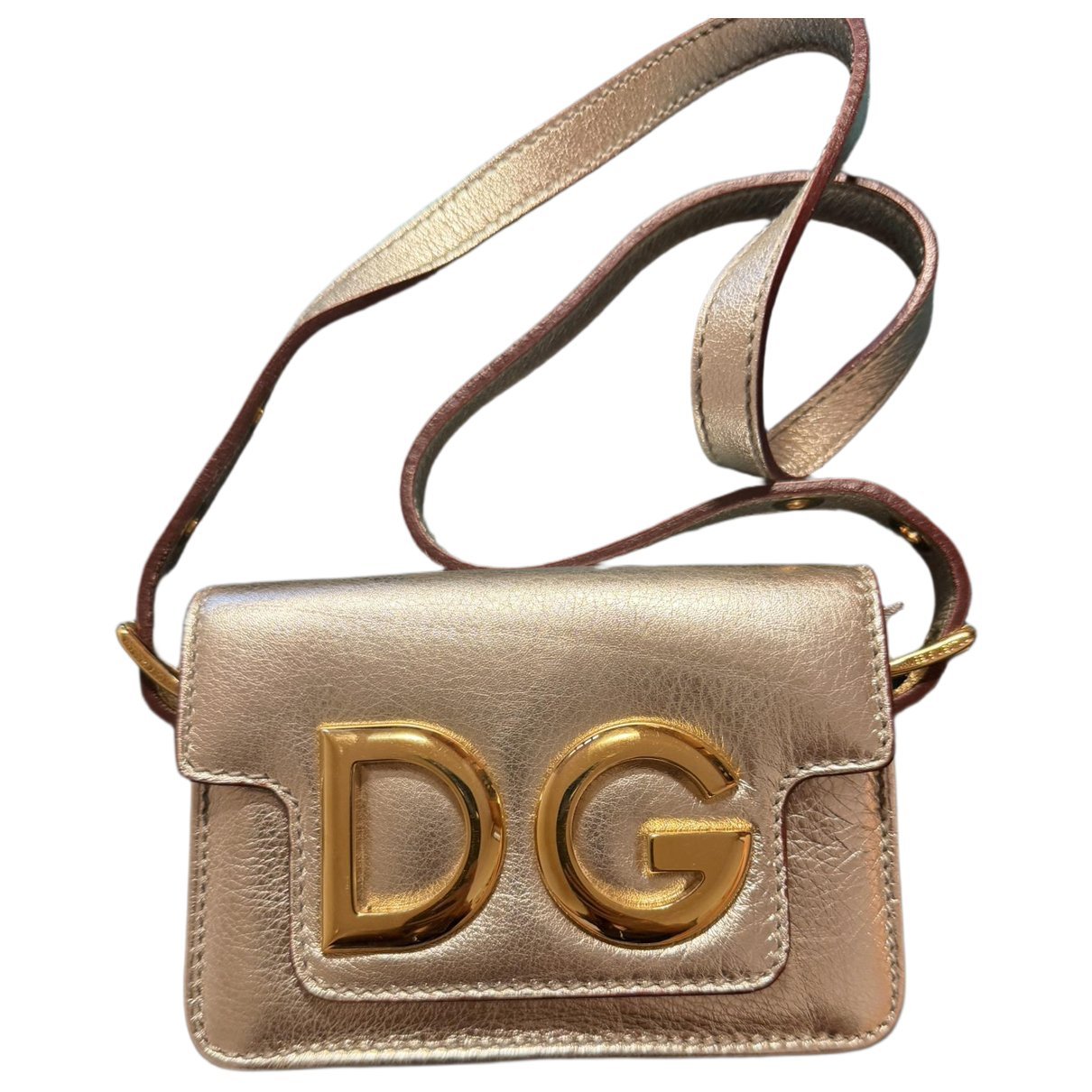 Dolce & Gabbana DG Girls leather clutch bag