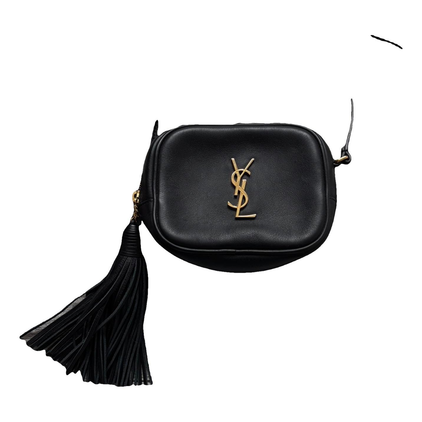 Blogger leather crossbody bag