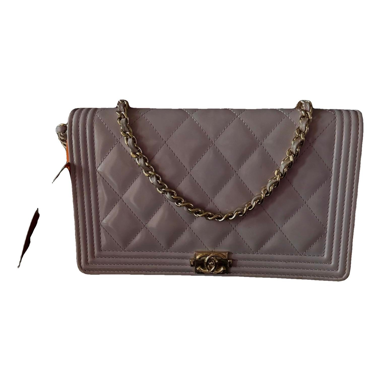 Boy patent leather clutch bag