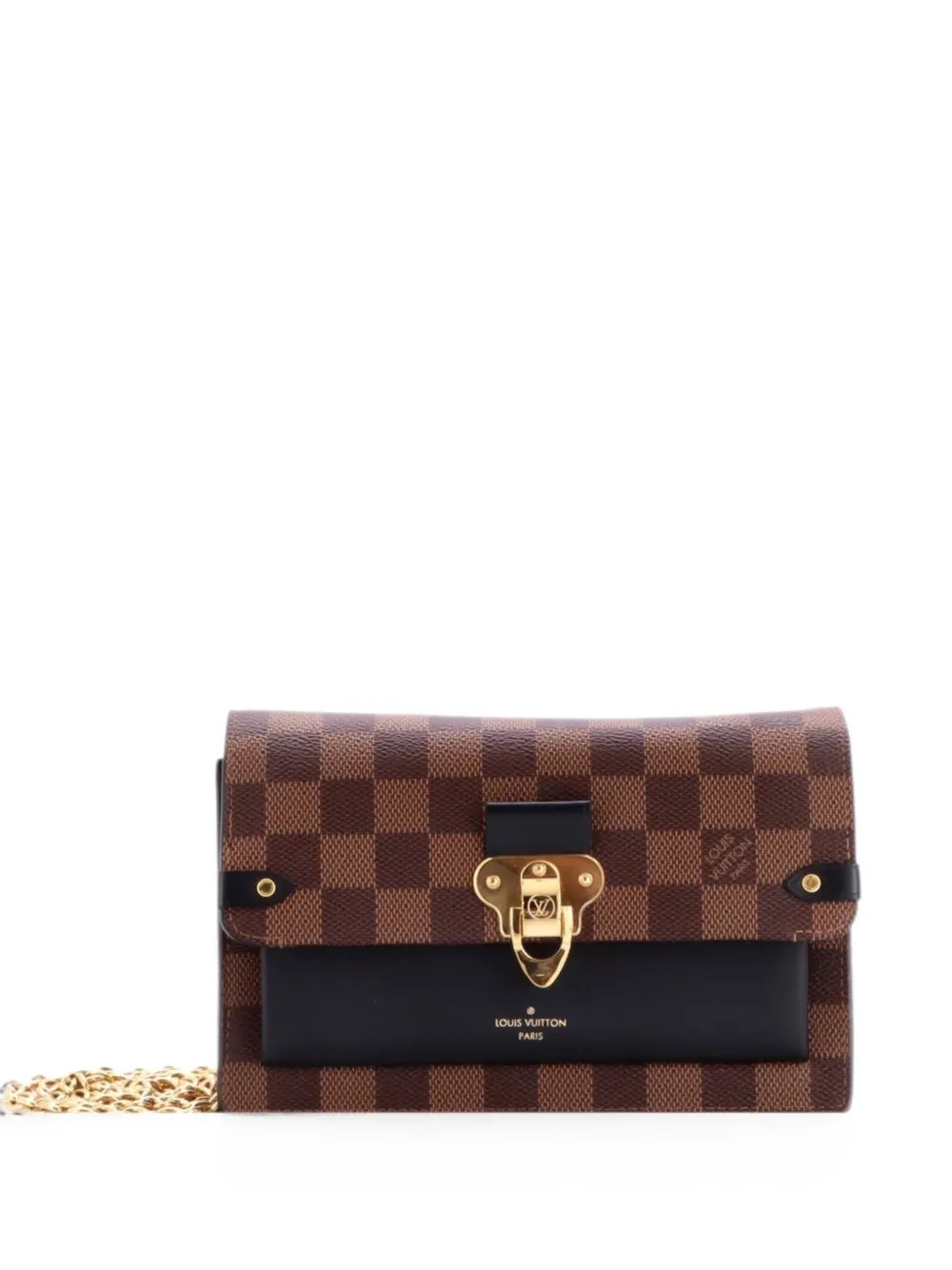 Vavin Chain Wallet NM Damier with Leather crossbody bag