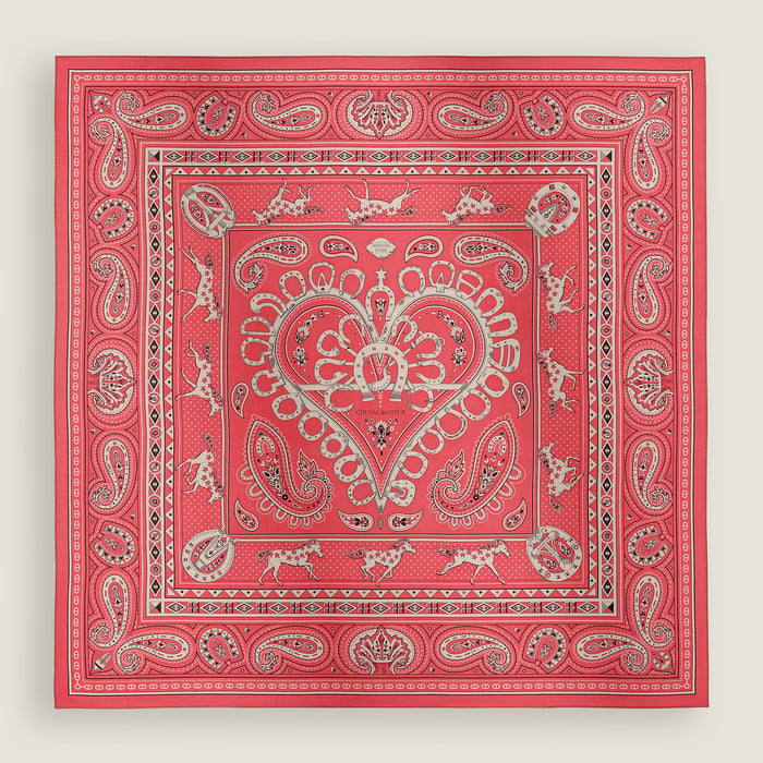 Cheval De Coeur Bandana Shawl 140