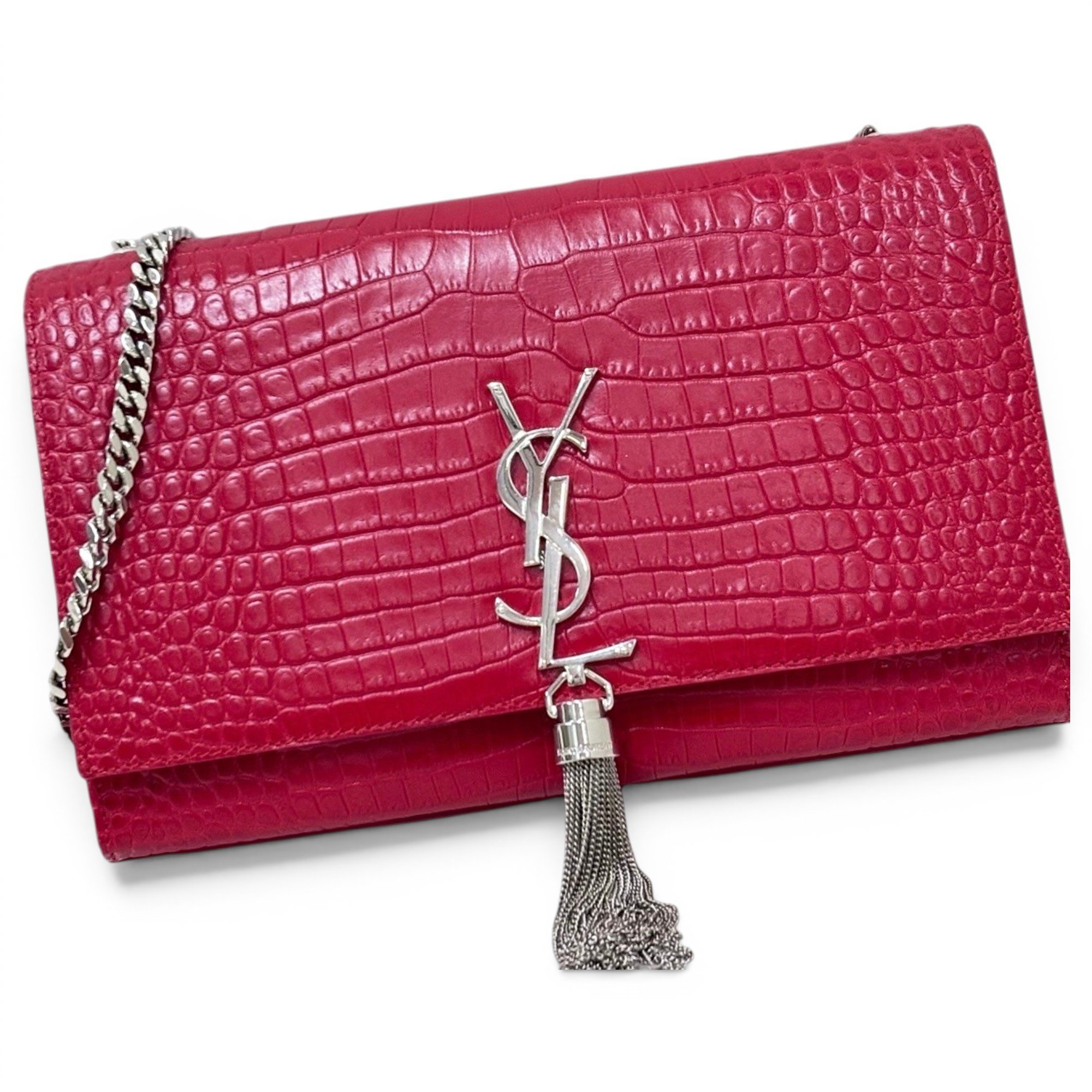 Pompom Kate leather handbag