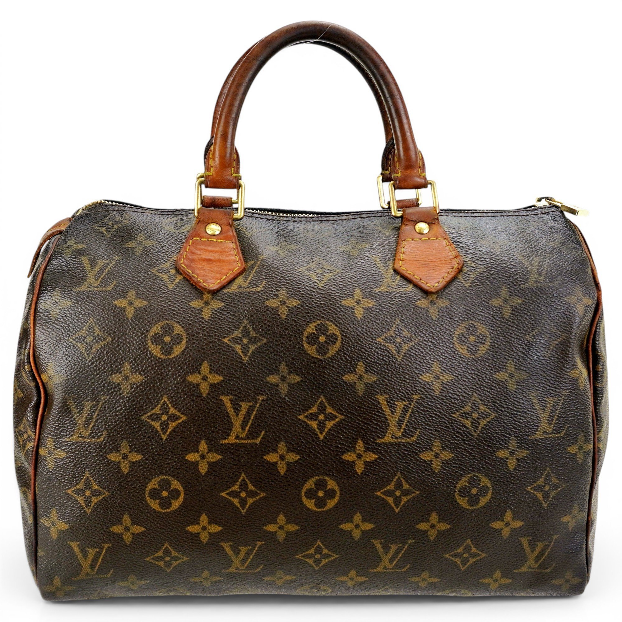 Speedy leather tote