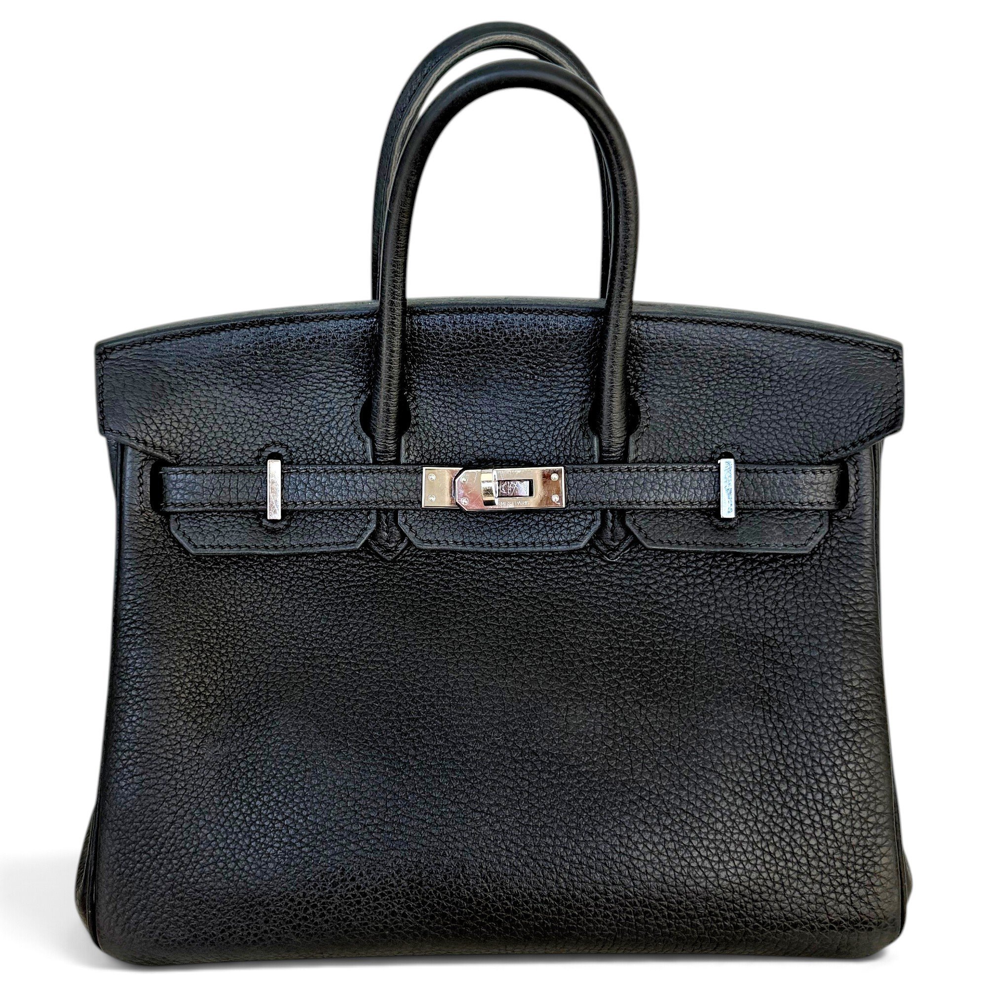 Birkin 25 leather handbag