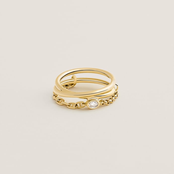Sans Coloris Chaine d'Ancre Chaos Nano Ring
