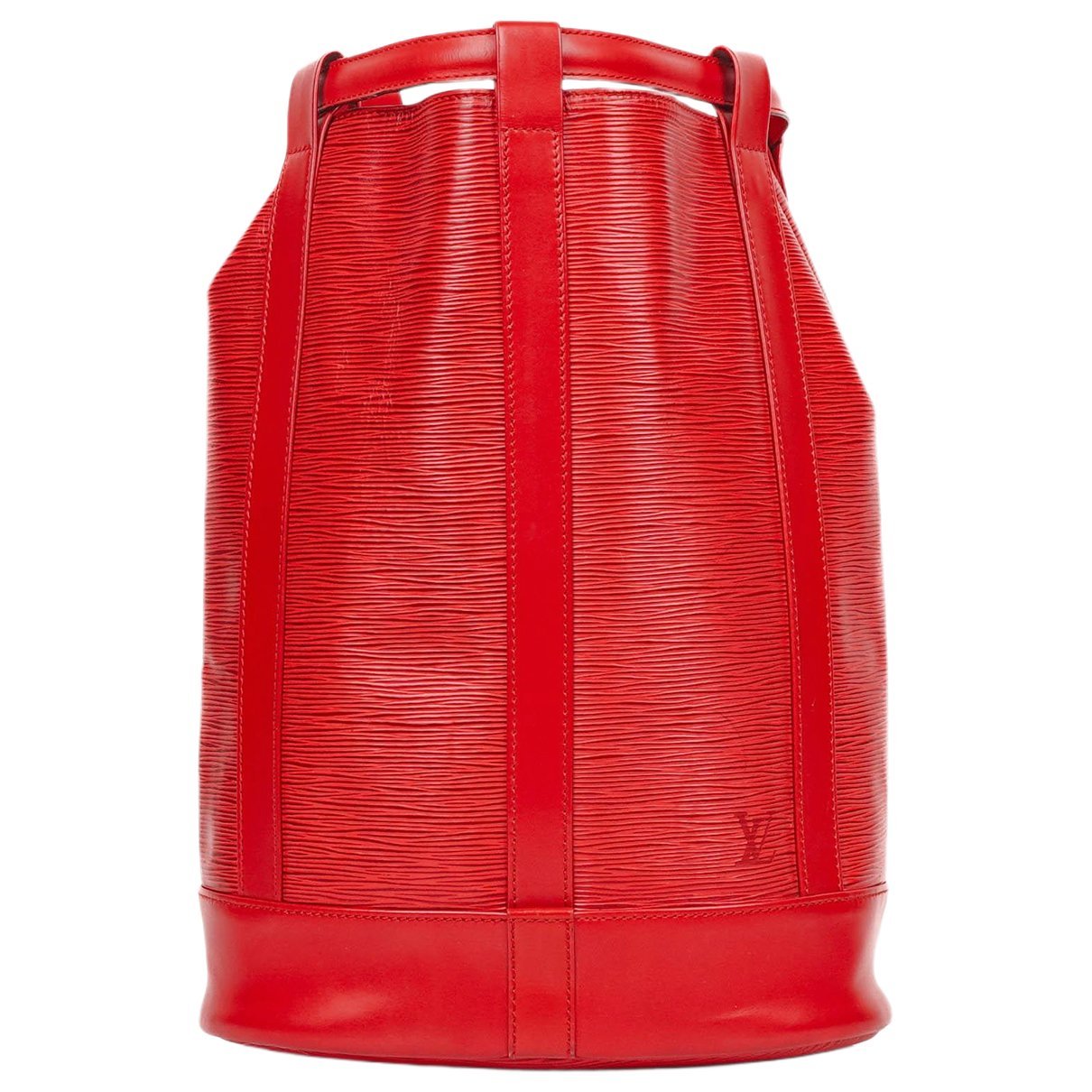Randonnée leather backpack